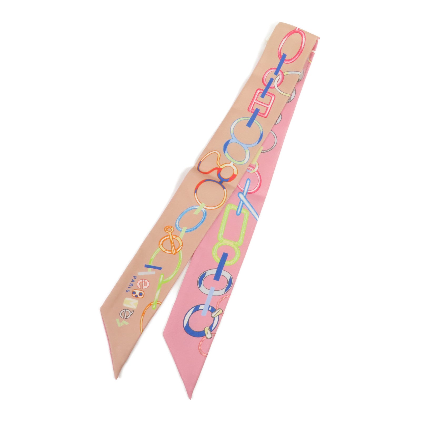 HERMES 絲質Twilly絲巾