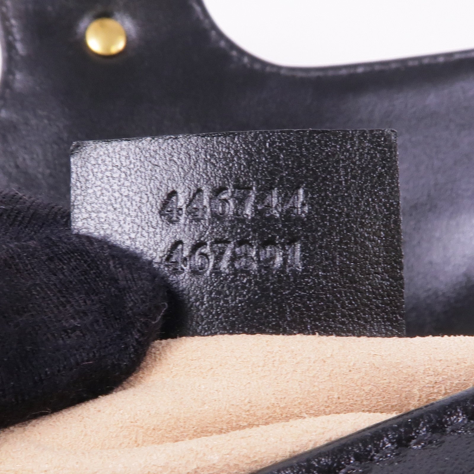 GUCCI 塗層帆布GG Supreme Interlocking金扣肩背袋