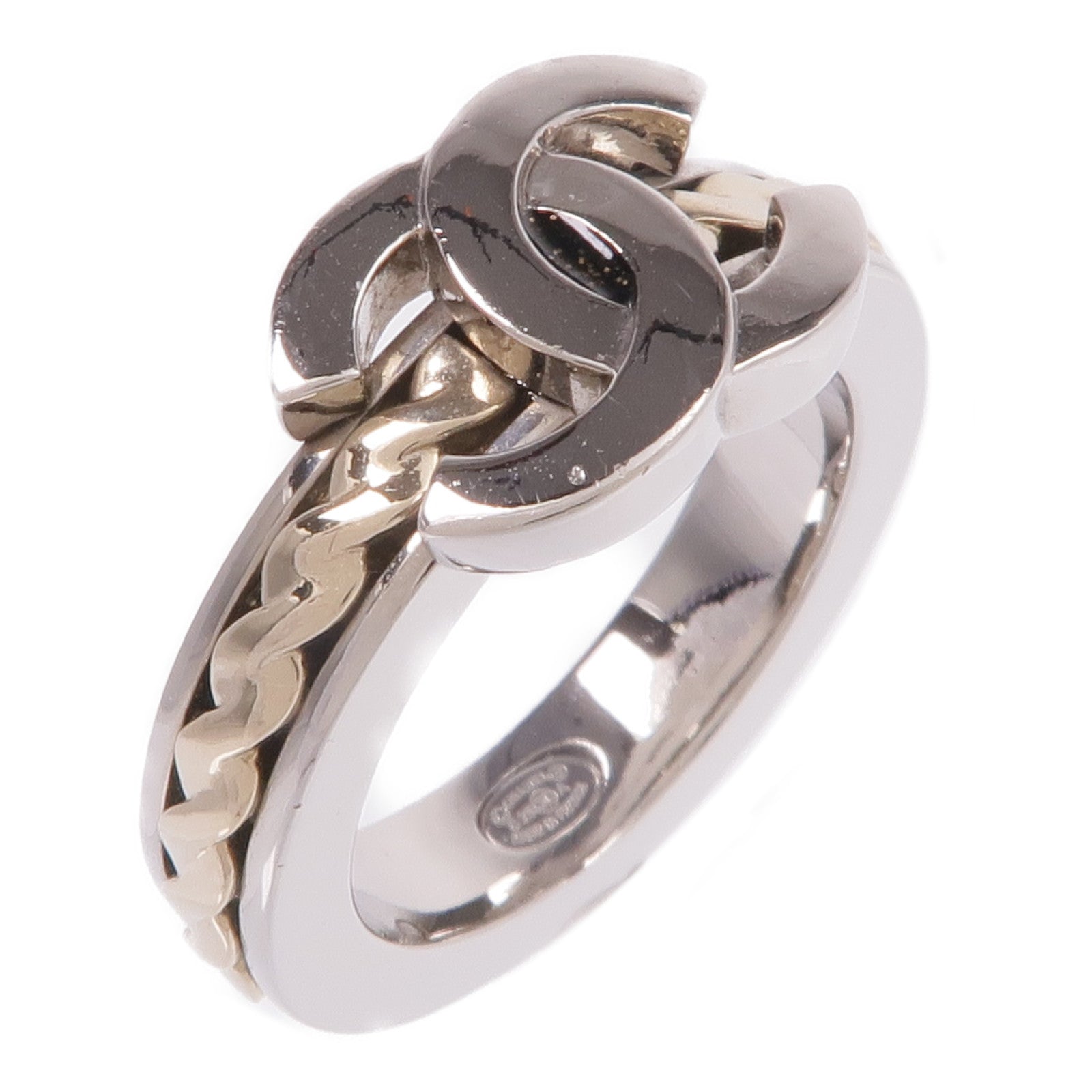 CHANEL 金屬Ring戒指US#6