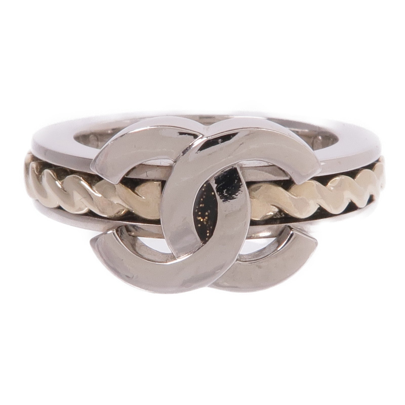 CHANEL 金屬Ring戒指US#6