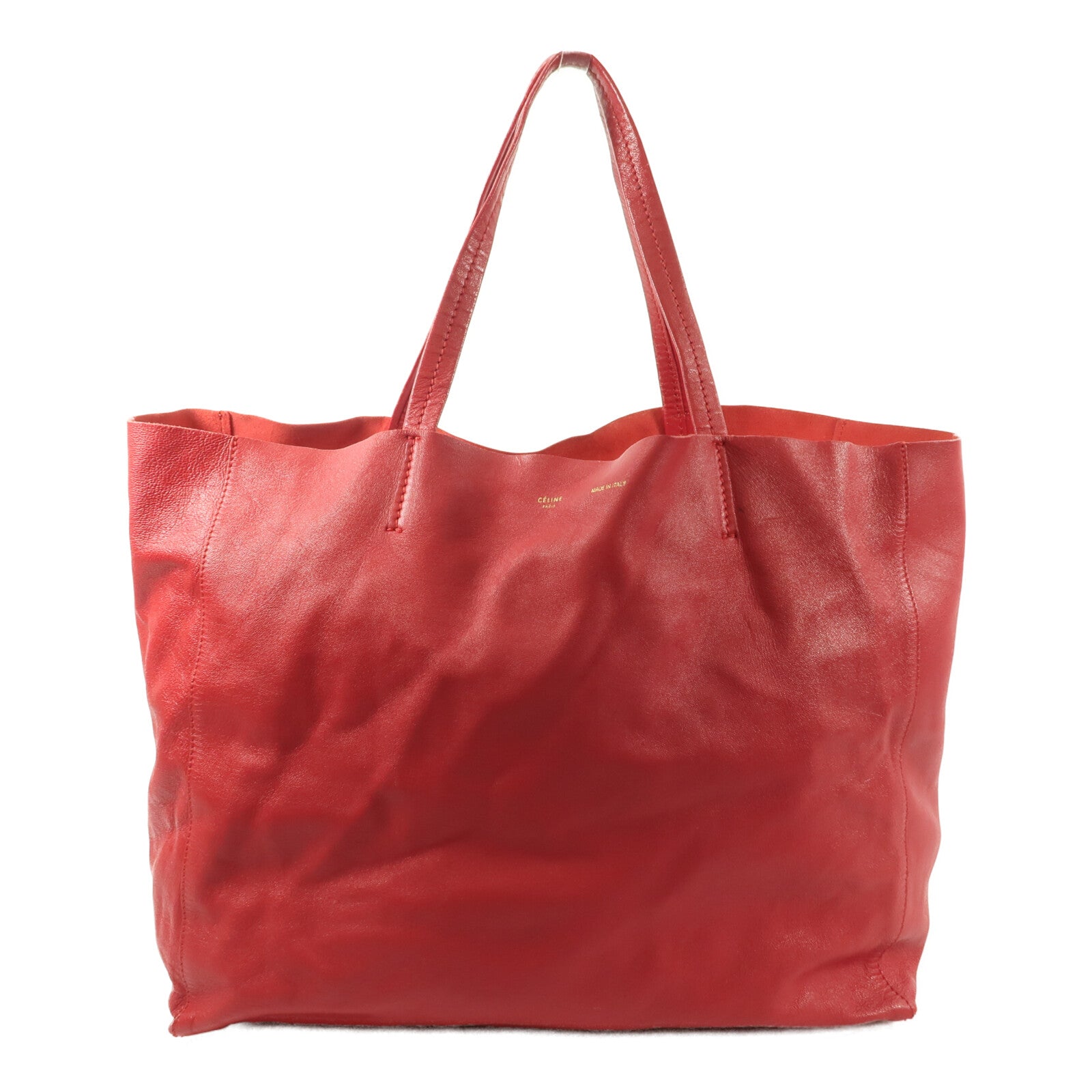 CELINE 牛皮皮革Shoulder Tote手挽袋