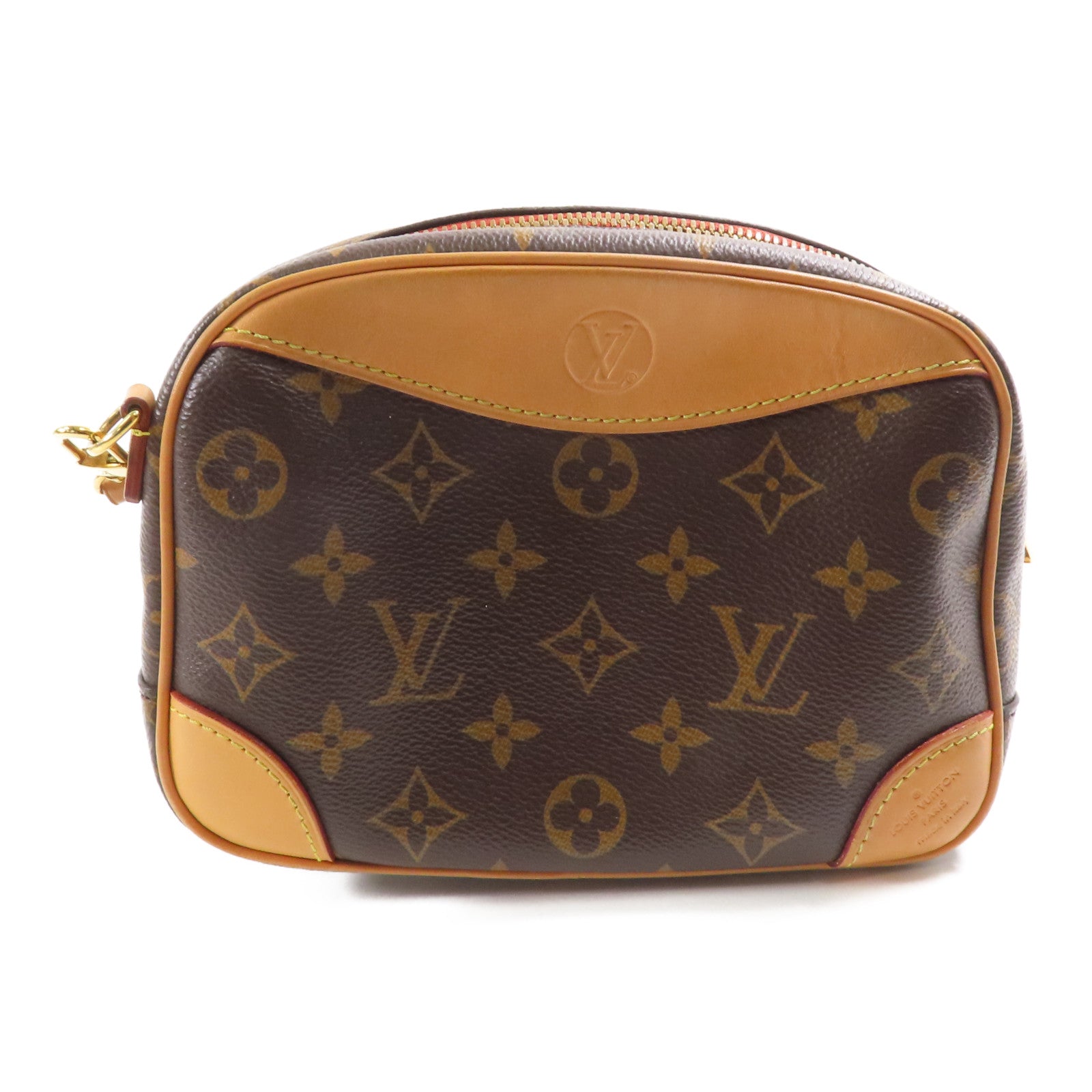 LOUIS VUITTON LV GHW Deauville Mini Shoulder Bag M45528 Monogram Brown