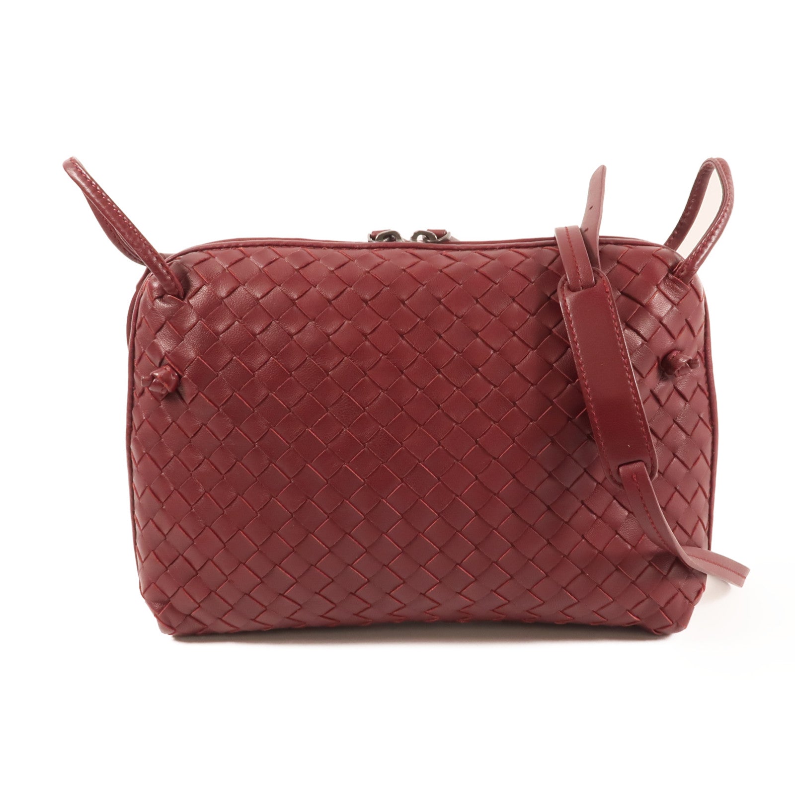 BOTTEGA VENETA 羊皮皮革Shoulder Bag銀扣肩背袋