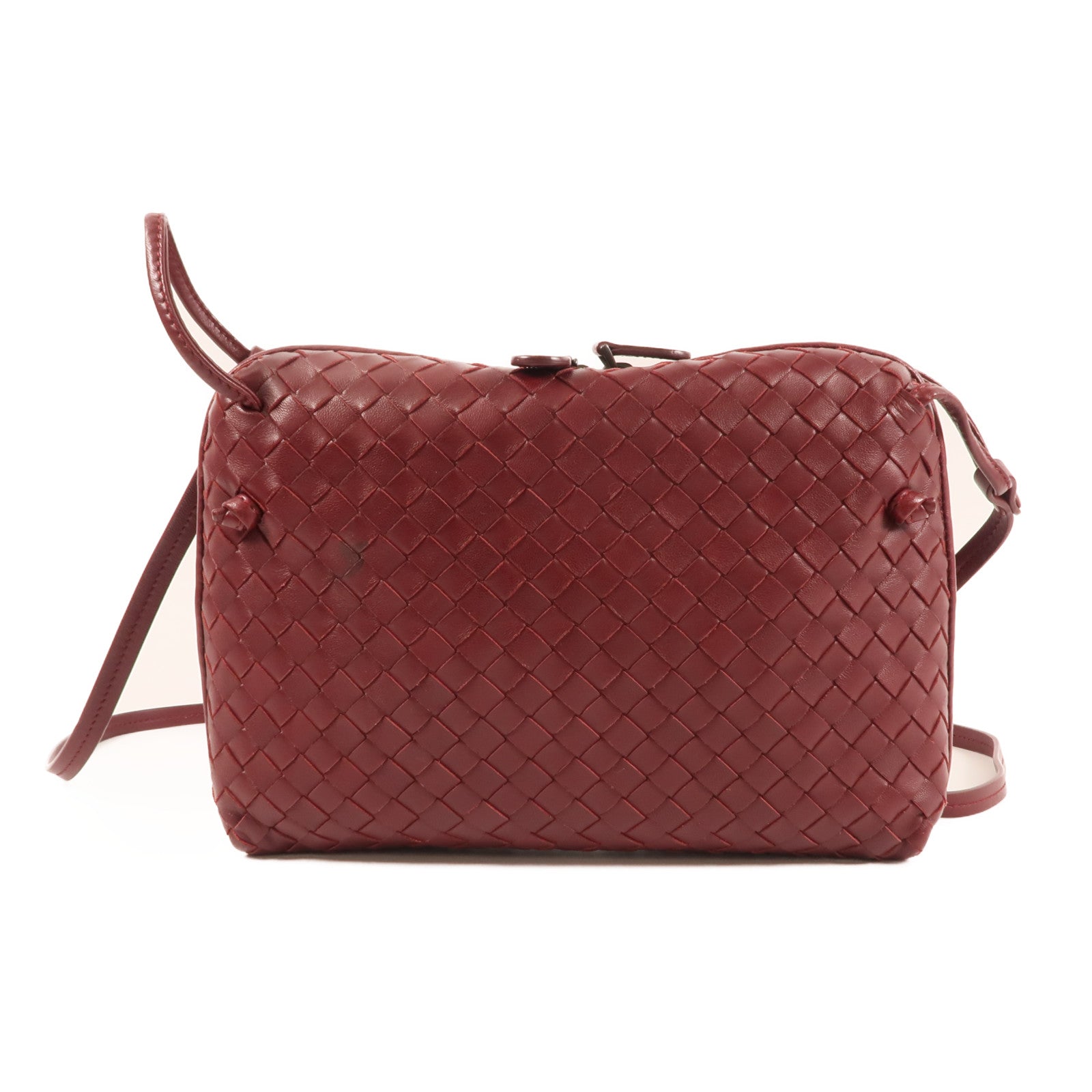 BOTTEGA VENETA 羊皮皮革Shoulder Bag銀扣肩背袋