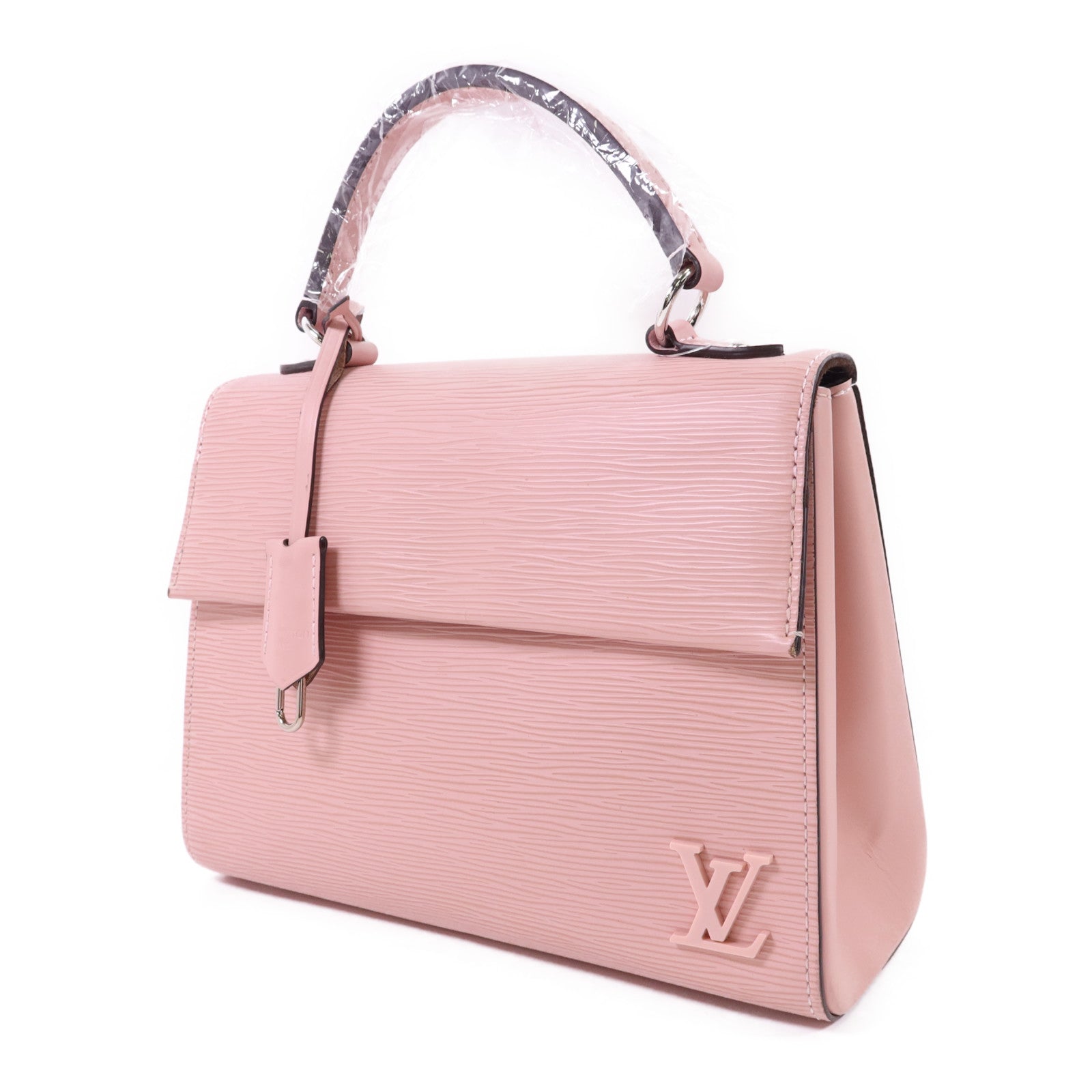LOUIS VUITTON Epi Cluny BB銀扣手挽肩背兩用袋