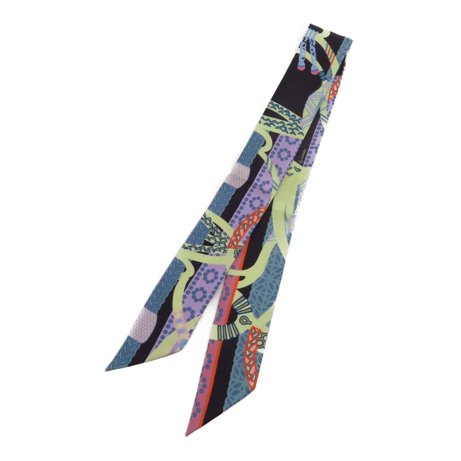 HERMES 絲質Twilly絲巾