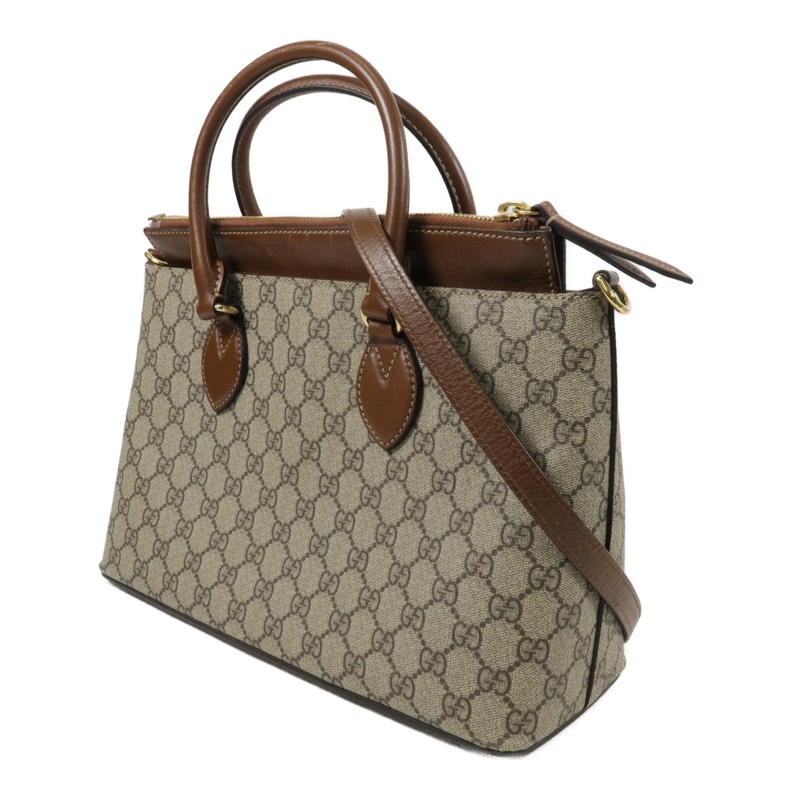 GUCCI 牛皮皮革2Way Shoulder手挽肩背兩用袋
