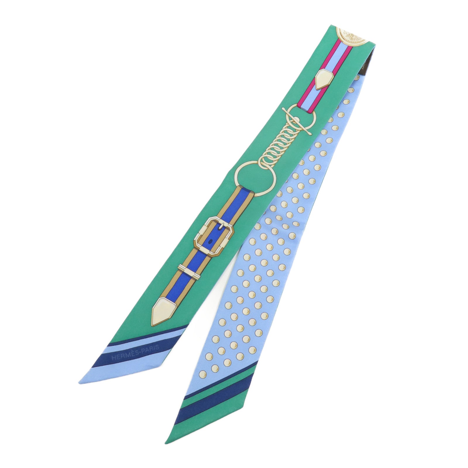 HERMES 絲質Twilly絲巾