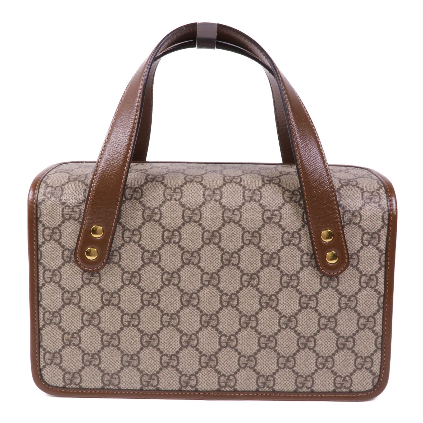 GUCCI 塗層帆布Hand Bag金扣手挽袋