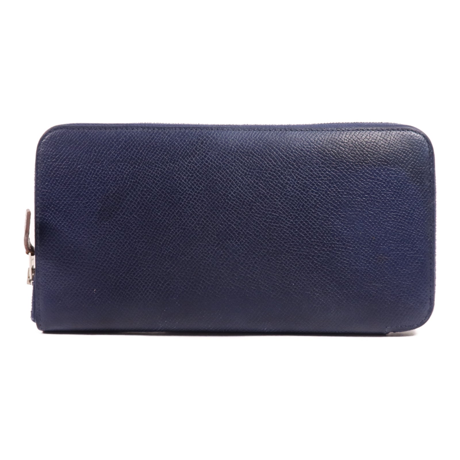 HERMES Epsom皮革Silk In Long Wallet銀扣長錢包