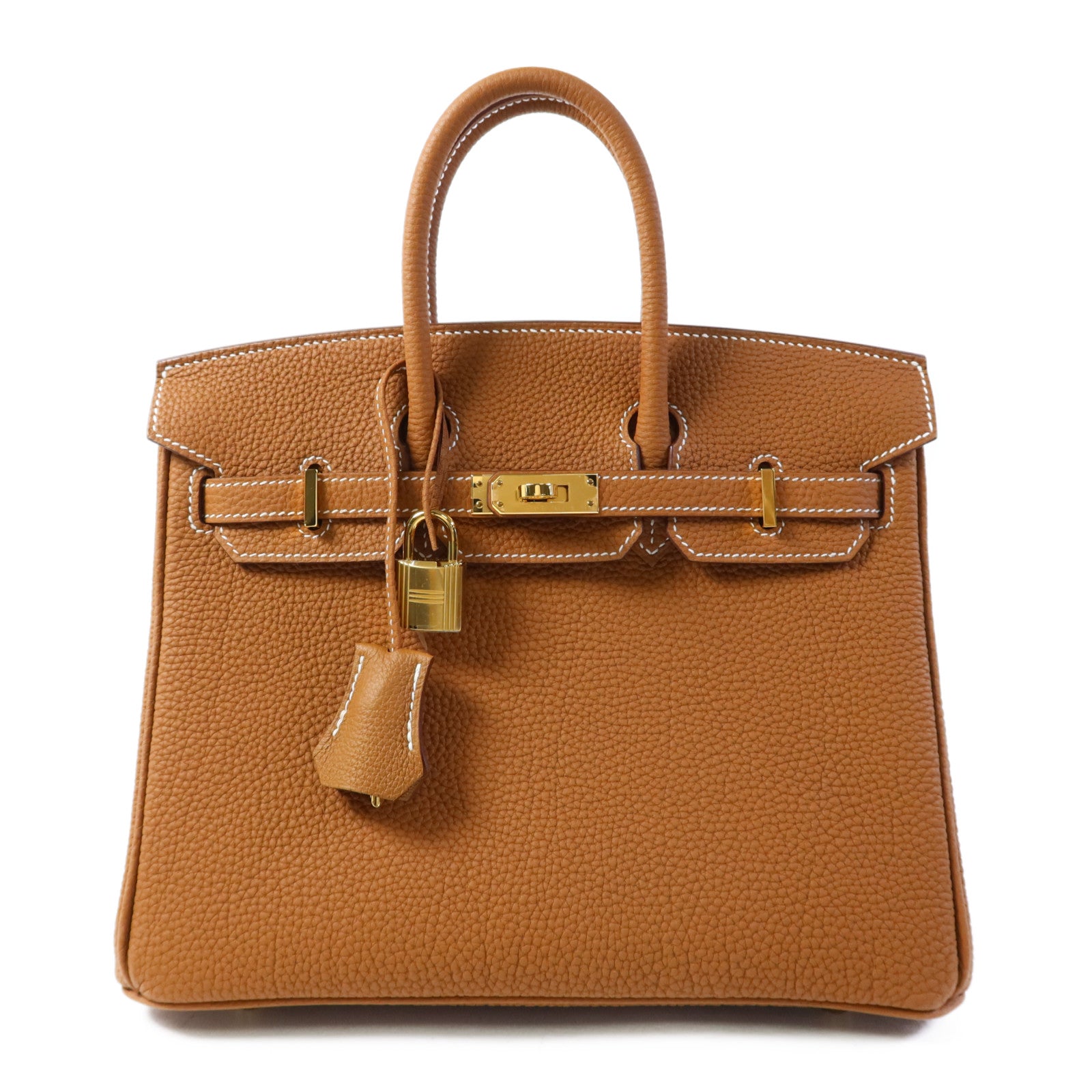 HERMES Togo皮革Birkin 25金扣手挽袋Gold