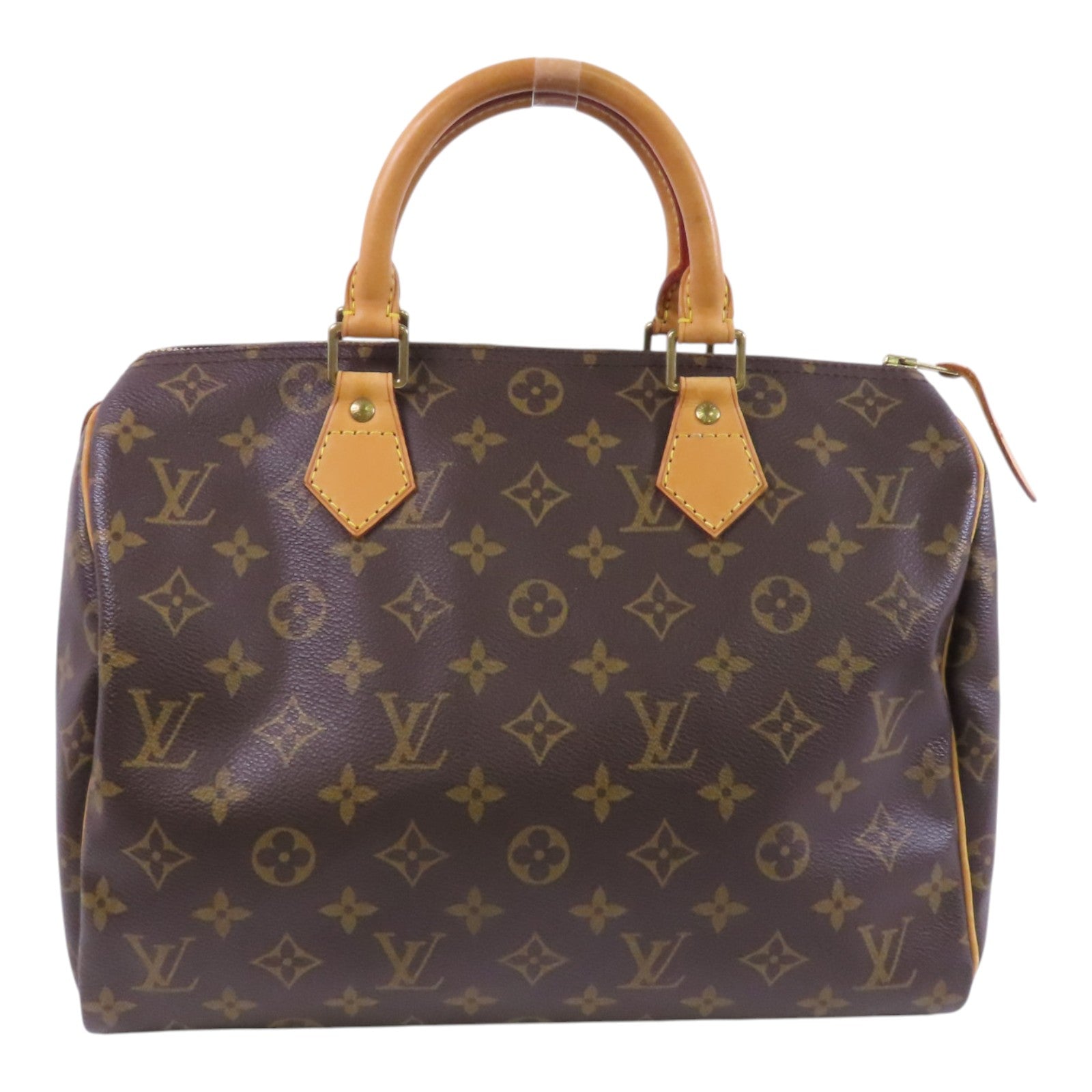 LOUIS VUITTON Monogram Speedy 30金扣手挽袋