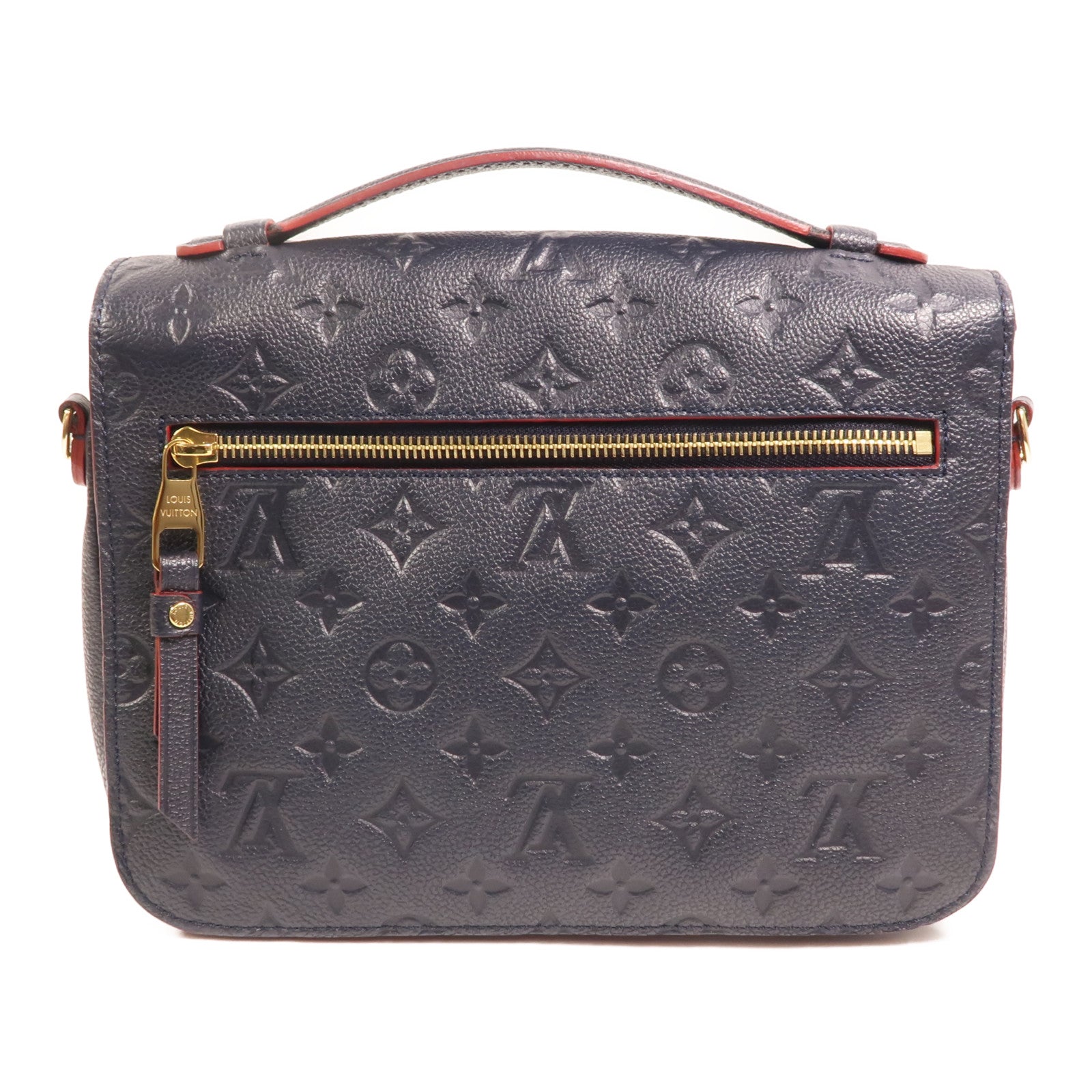 LOUIS VUITTON Monogram Empreinte Pochette Metis金扣手挽肩背兩用袋