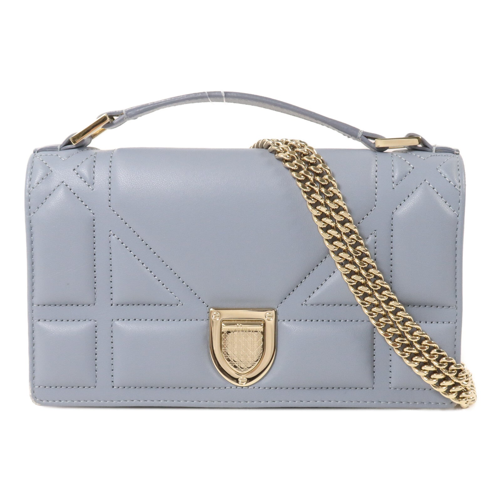 Dior 羊皮皮革Diorama Wallet On Chain鏈帶肩背袋