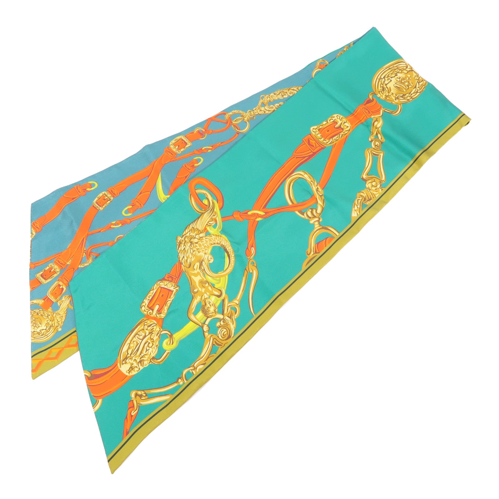 HERMES 絲質Maxi Twilly絲巾