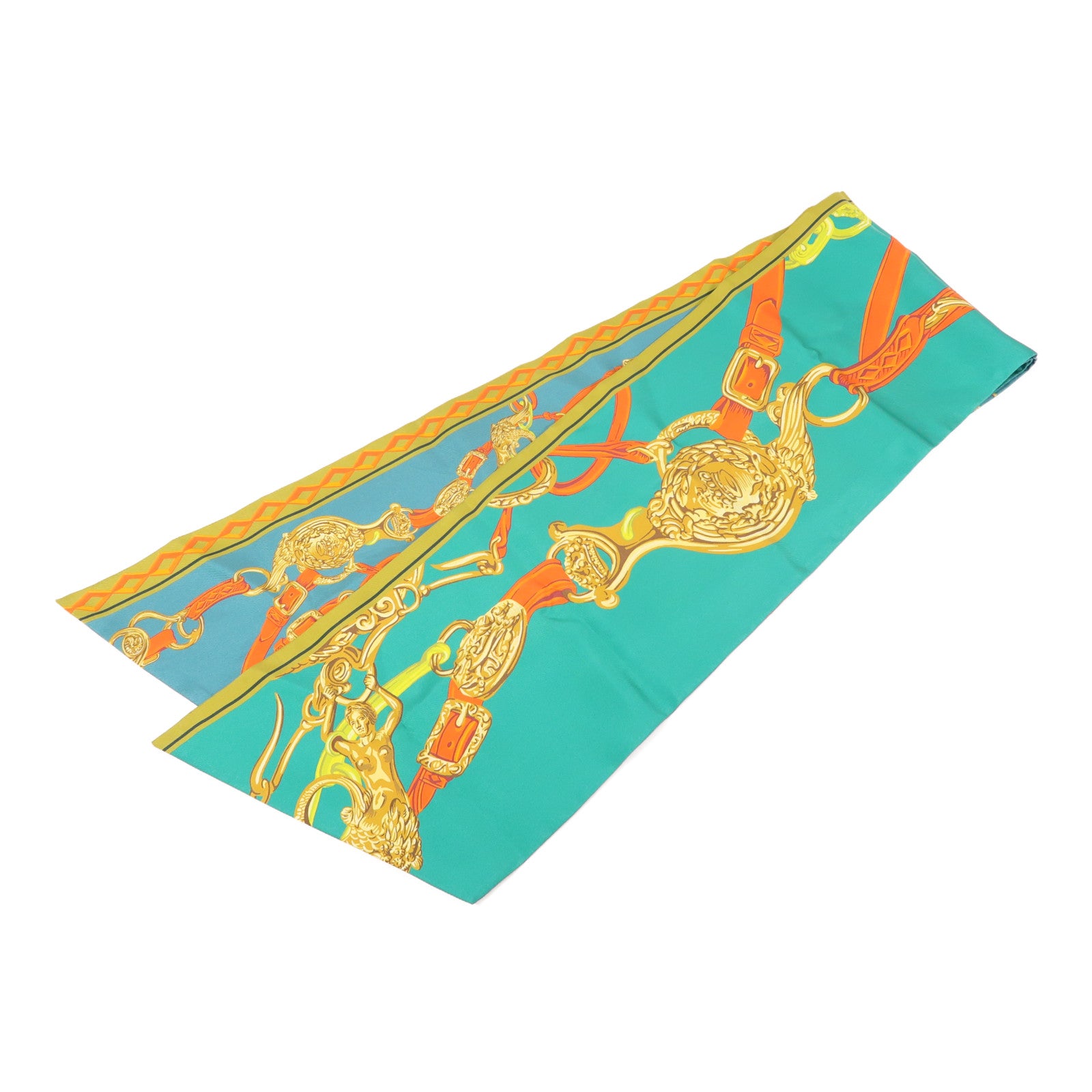 HERMES 絲質Maxi Twilly絲巾