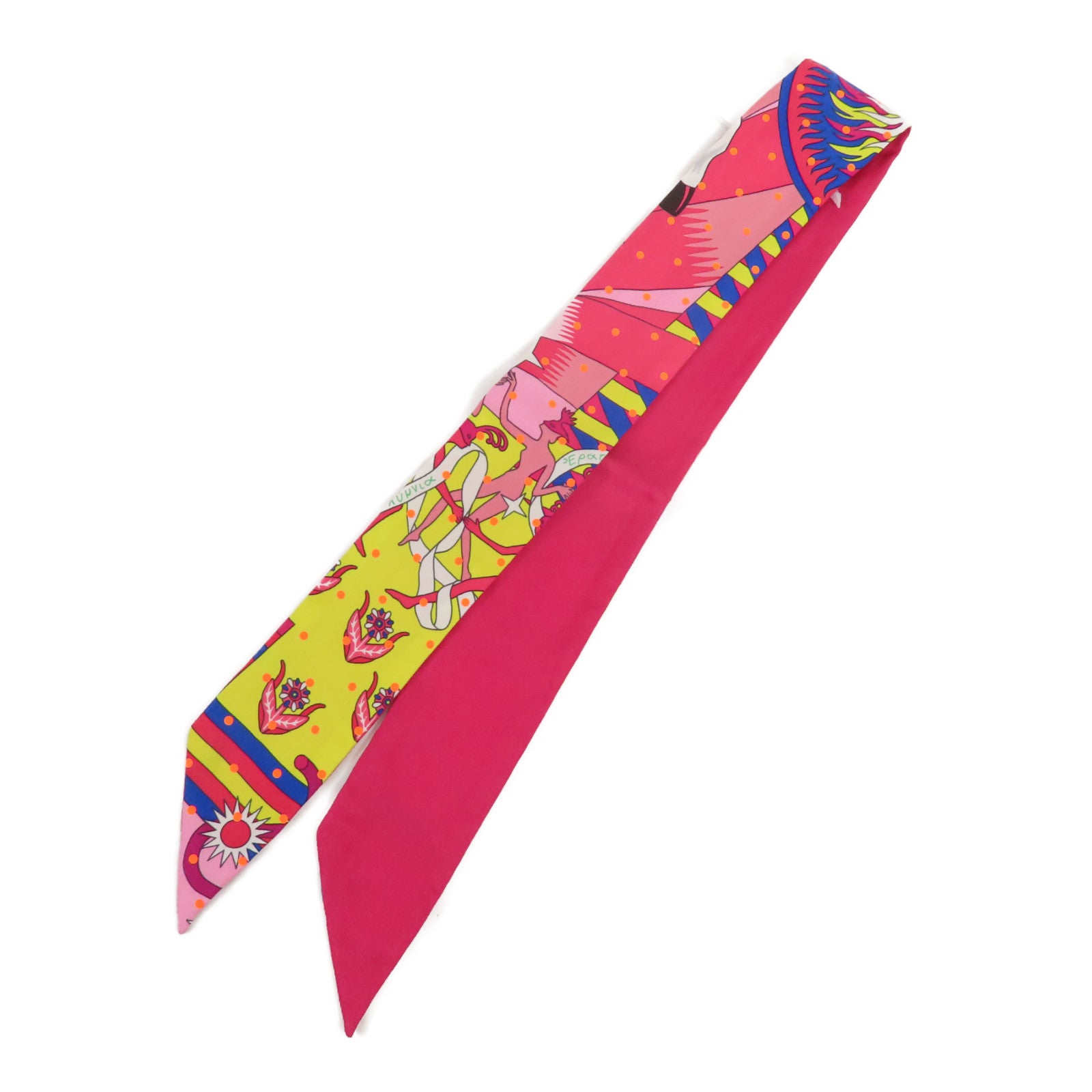 HERMES 絲質Twilly絲巾