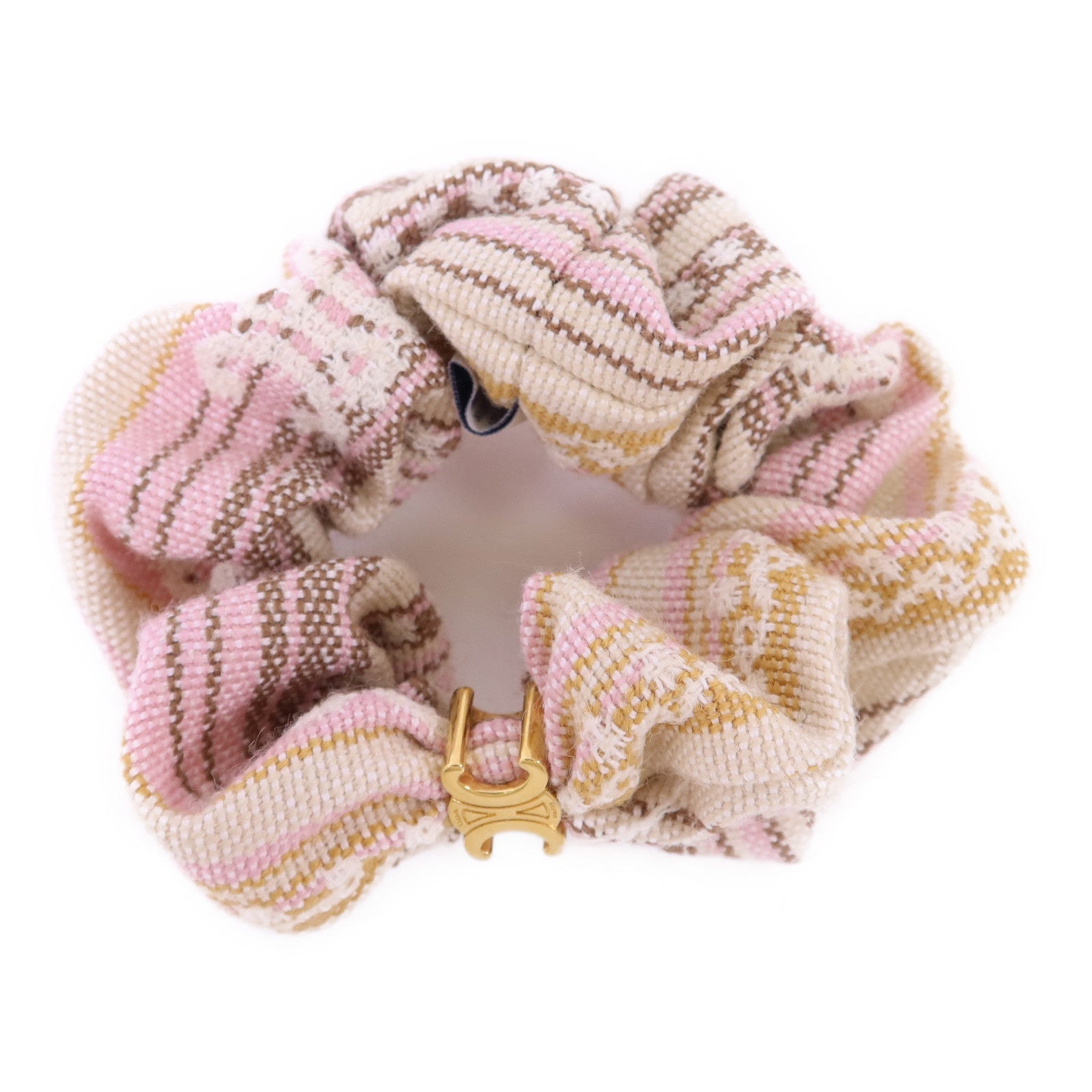 CELINE 羊毛/棉質Hair Tie金扣髮帶