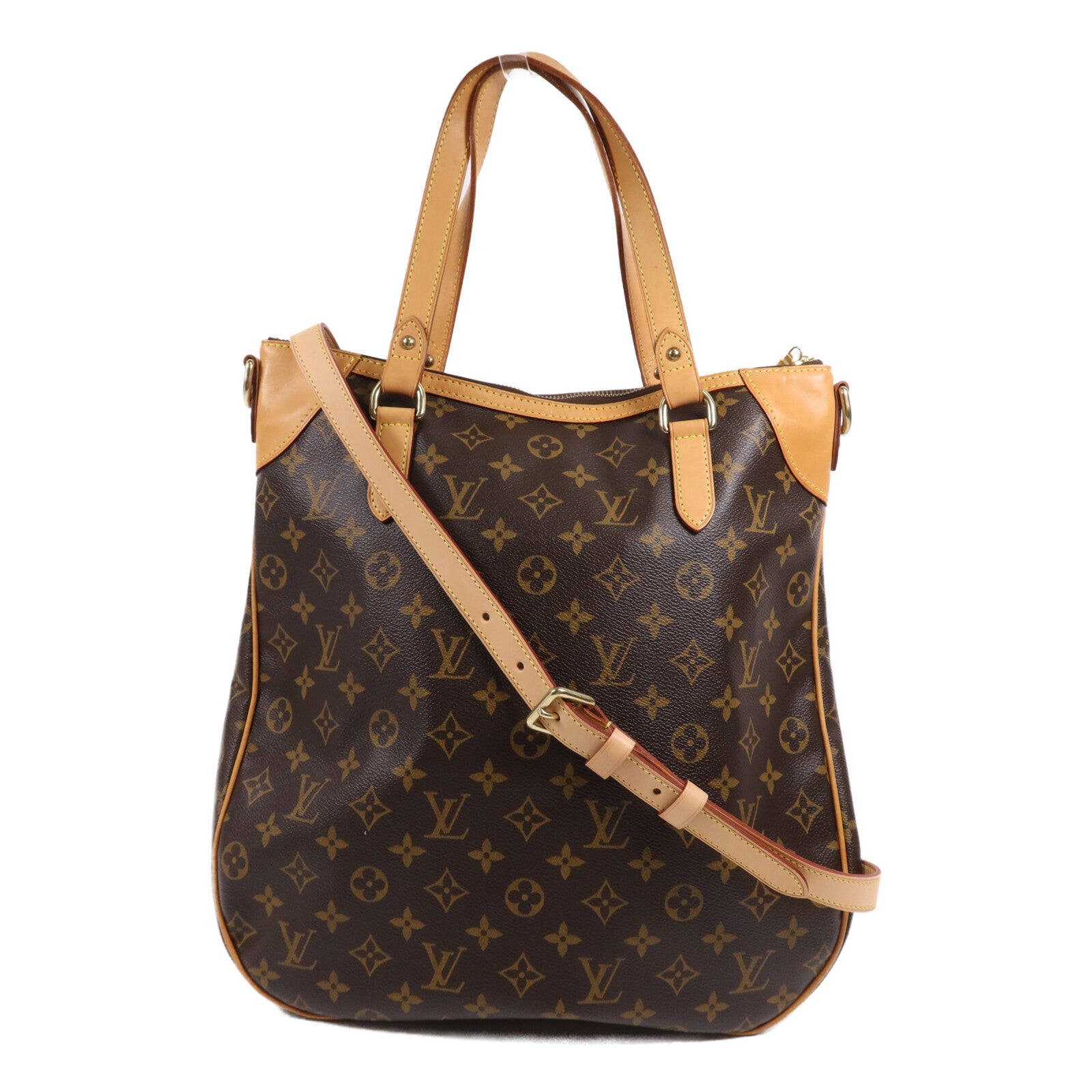 LOUIS VUITTON Monogram Odeon GM金扣手挽肩背兩用袋