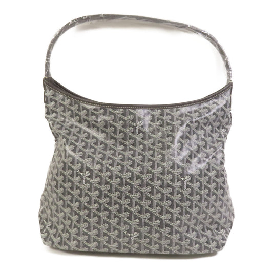 GOYARD 塗層帆布Boheme Hobo銀扣手挽袋