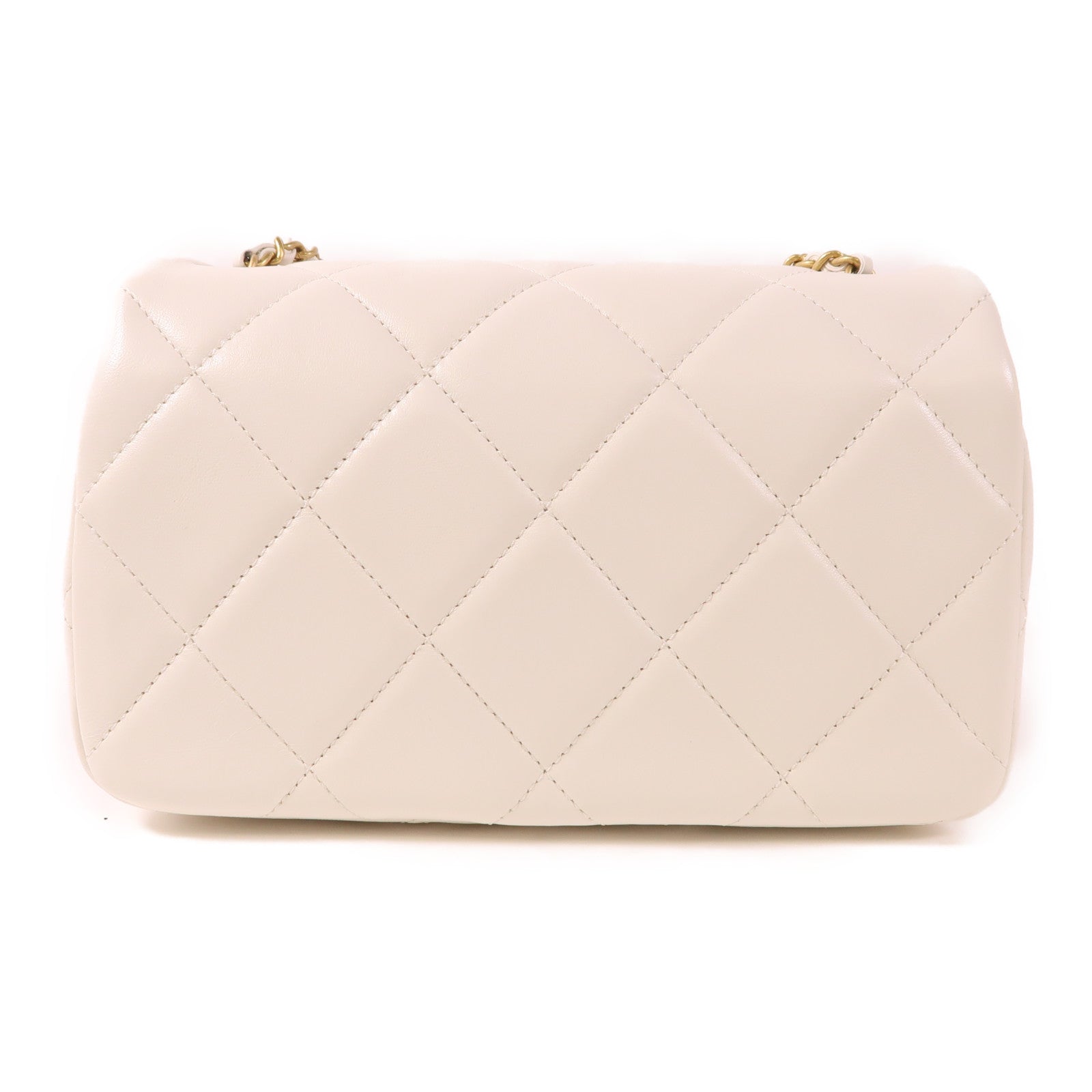 CHANEL 牛皮皮革Chain Shoulder Bag金扣肩背袋