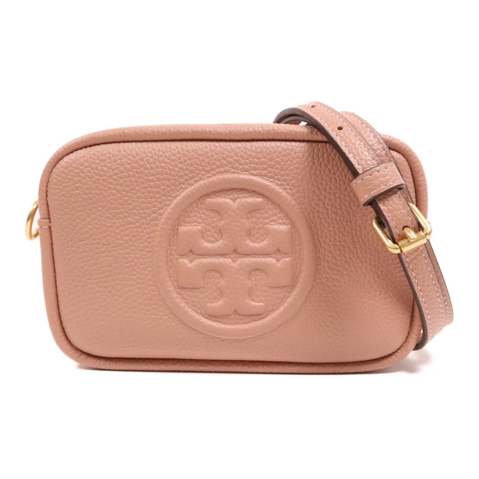 Tory Burch 牛皮皮革Shoulder Bag金扣肩背袋