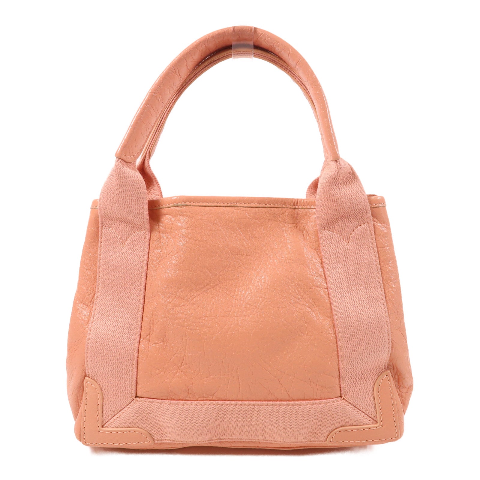 BALENCIAGA 牛皮皮革Cabas銀扣手挽肩背兩用袋