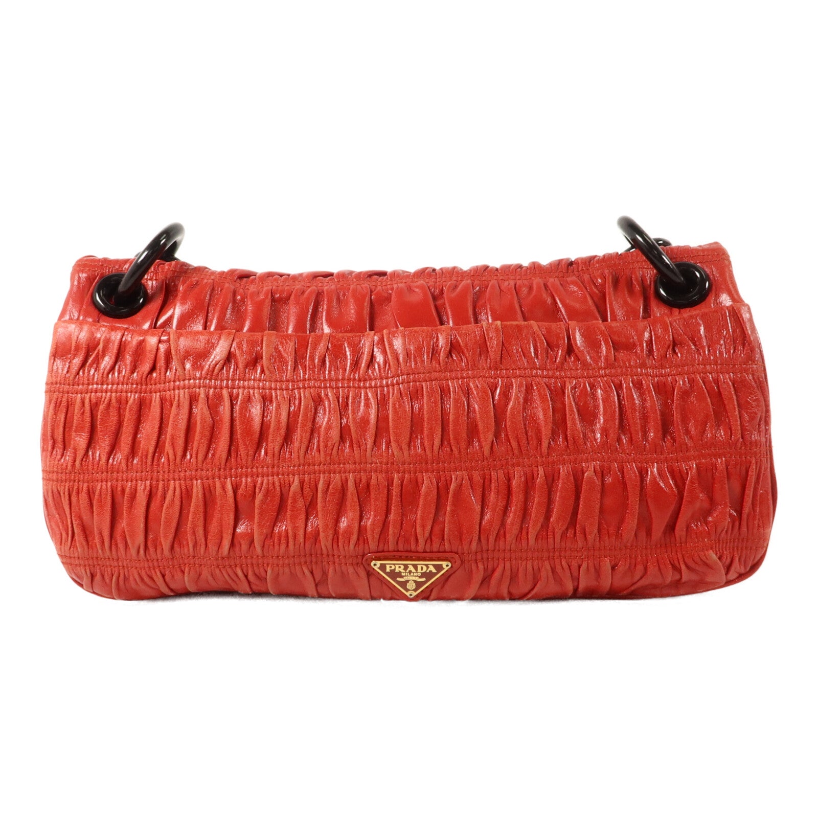 PRADA 牛皮皮革Gaufre Flap肩背袋
