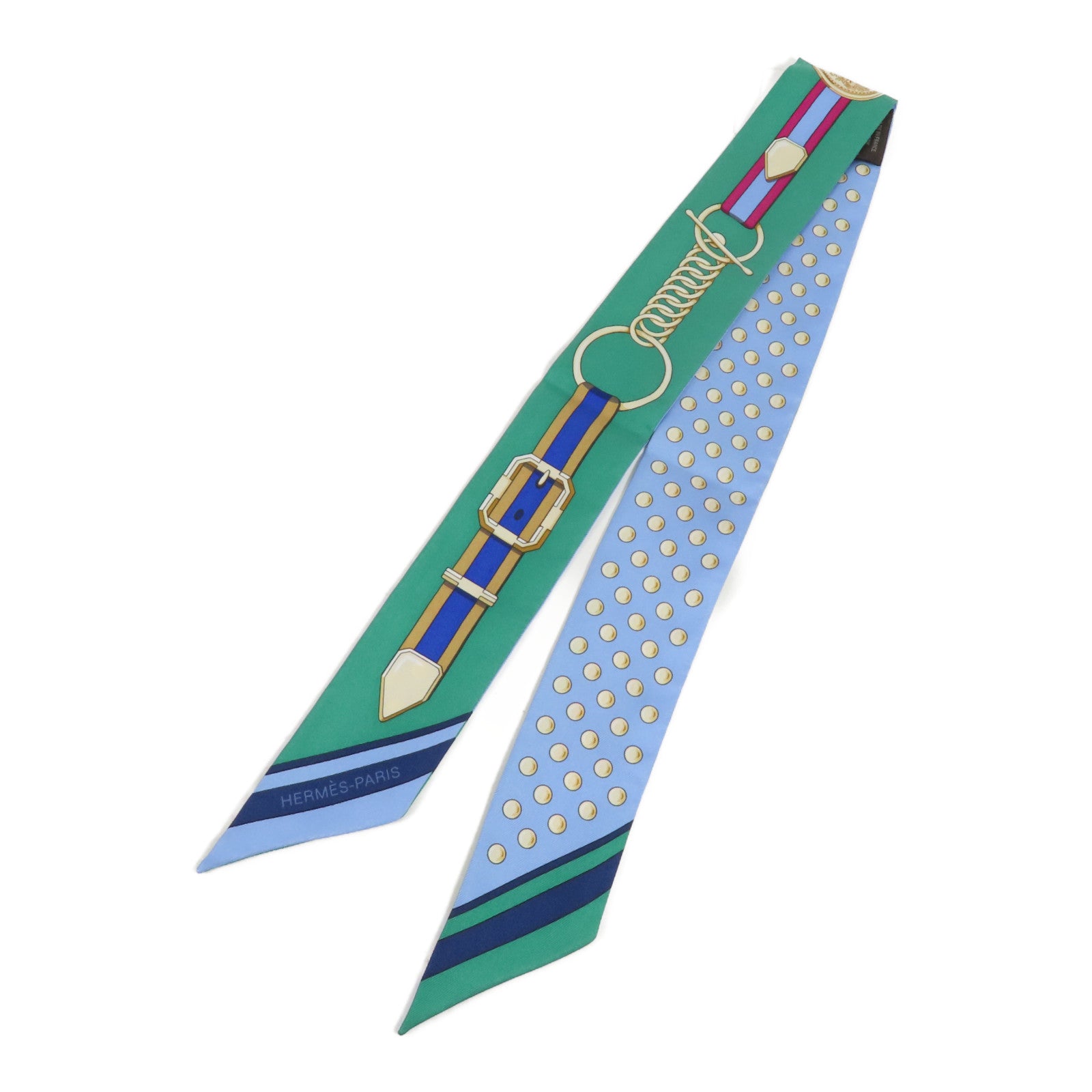 HERMES 絲質Twilly絲巾