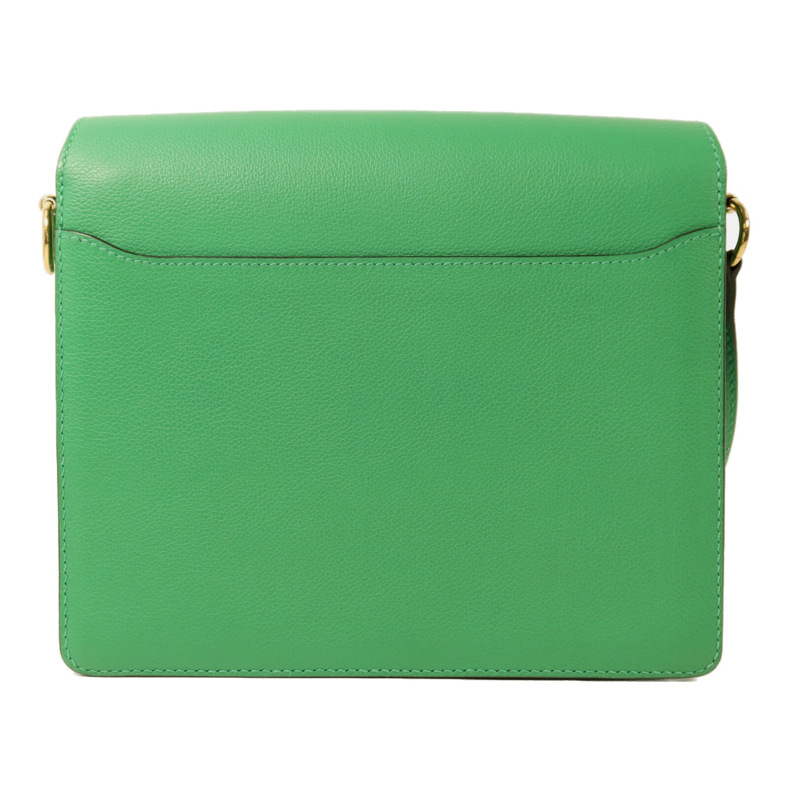 HERMES Evercolor皮革Roulis 23金扣肩背袋Menthe