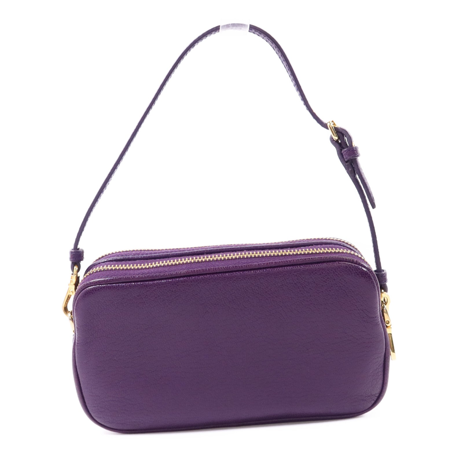 Miu Miu 牛皮皮革Handbag金扣手挽袋