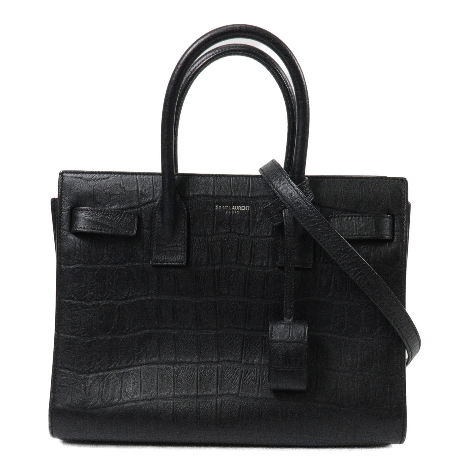 SAINT LAURENT 牛皮皮革Sac De Jour Baby手挽肩背兩用袋