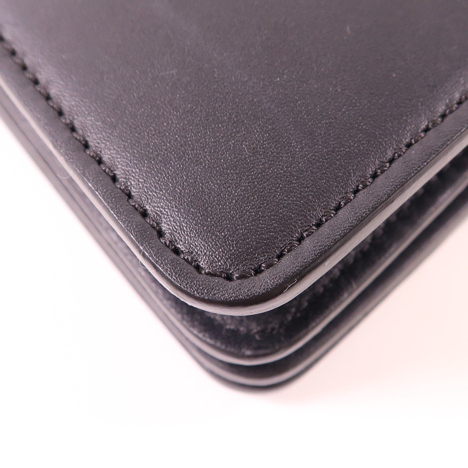 Chloe GHW Faye Shoulder Bag Calfskin Leather Black