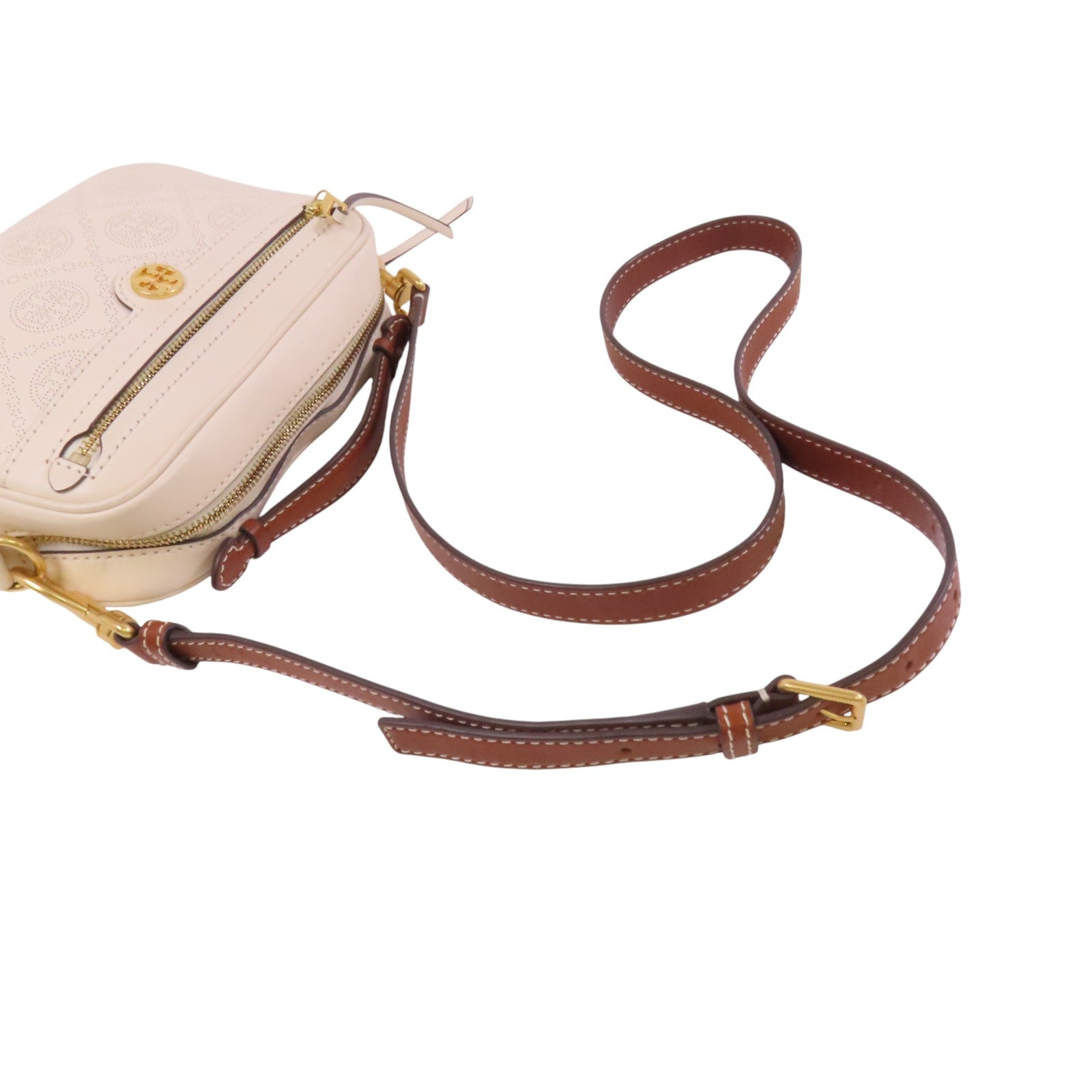 Tory Burch 牛皮皮革2Way Shoulder Bag金扣手挽肩背兩用袋