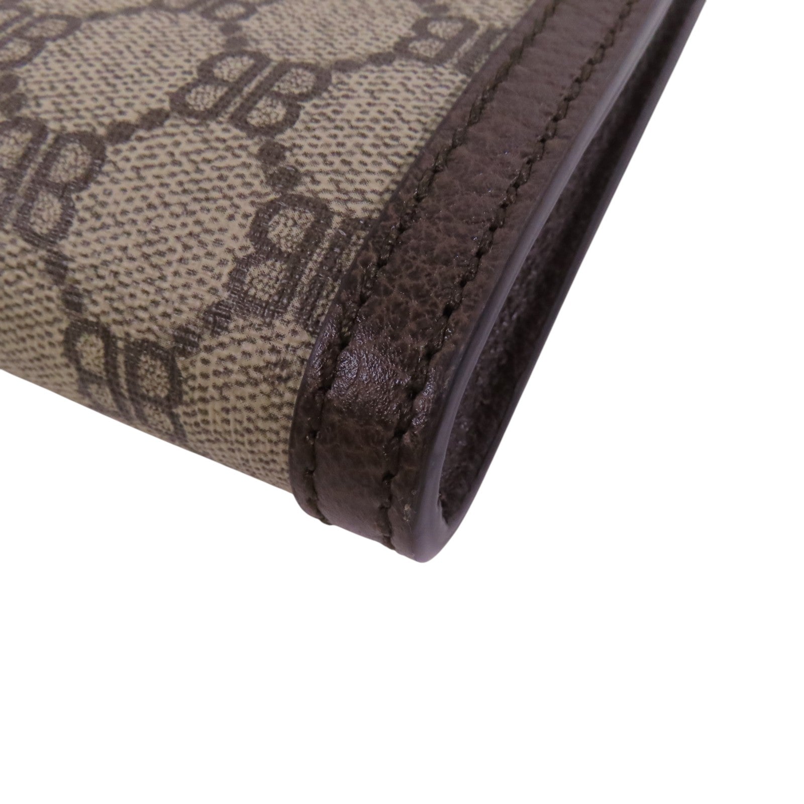 BALENCIAGA 塗層帆布GuccixBalenciaga金扣手拿包