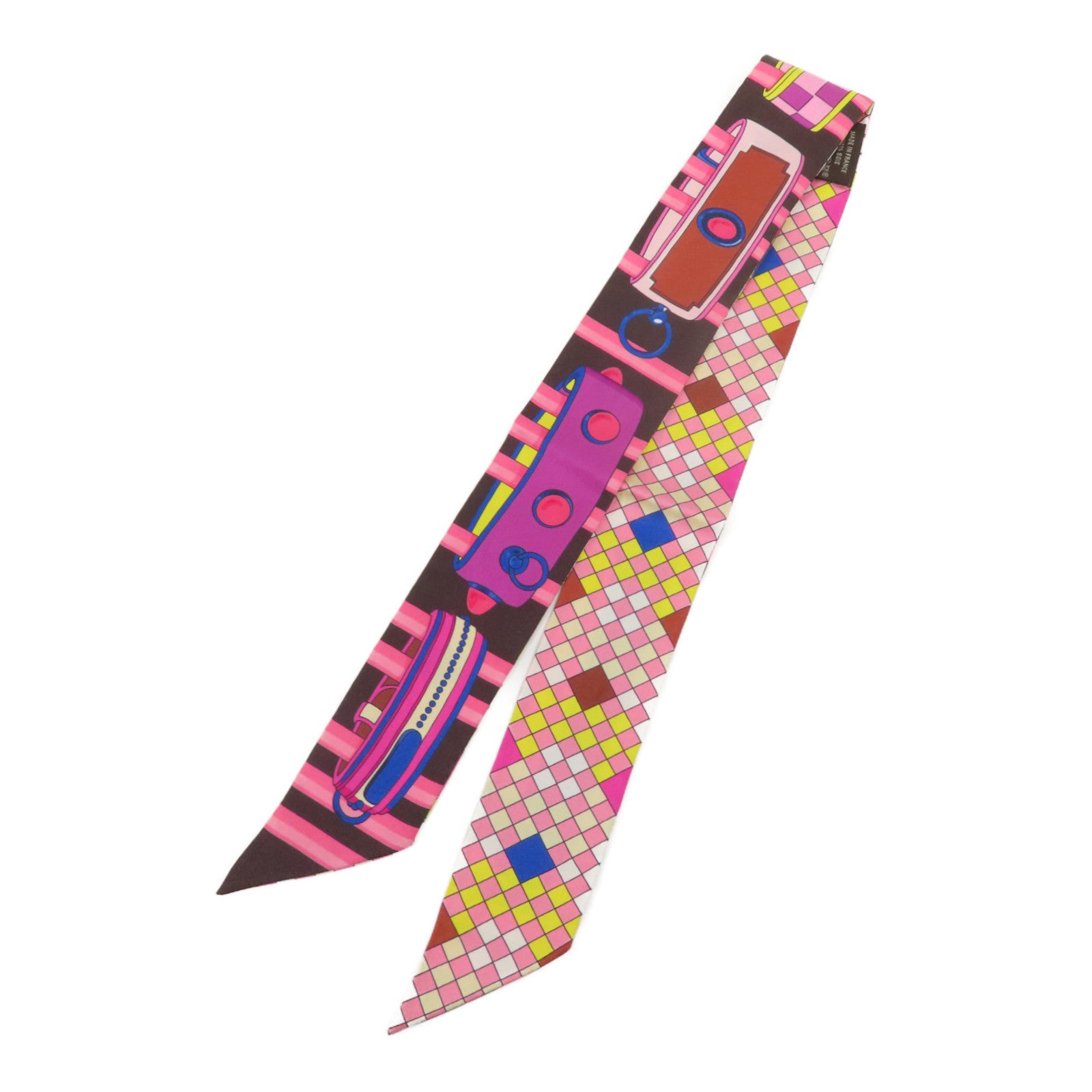 HERMES 絲質Twilly絲巾