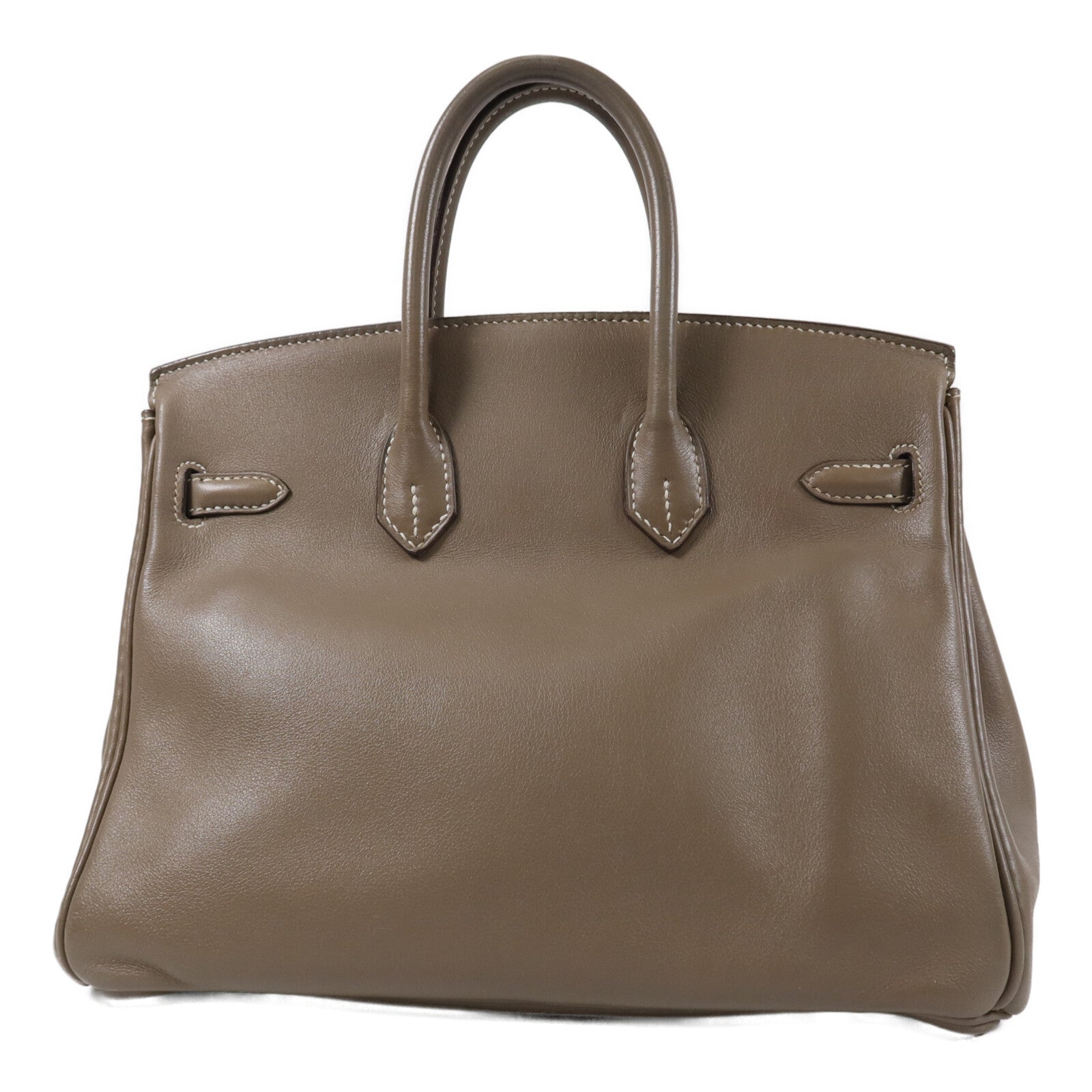 HERMES Swift皮革Birkin 25手挽袋Etoupe