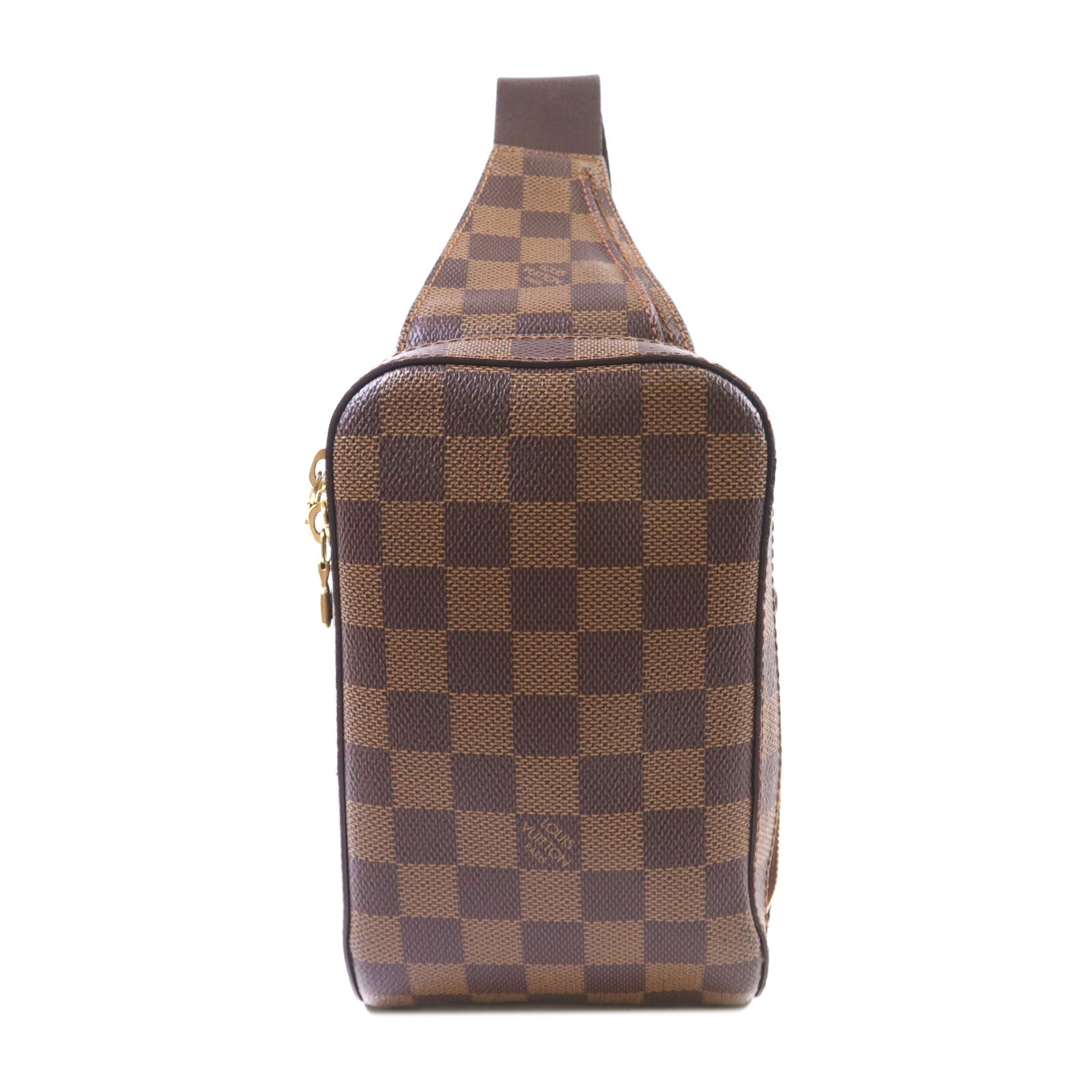 LOUIS VUITTON Damier Geronimos金扣腰包
