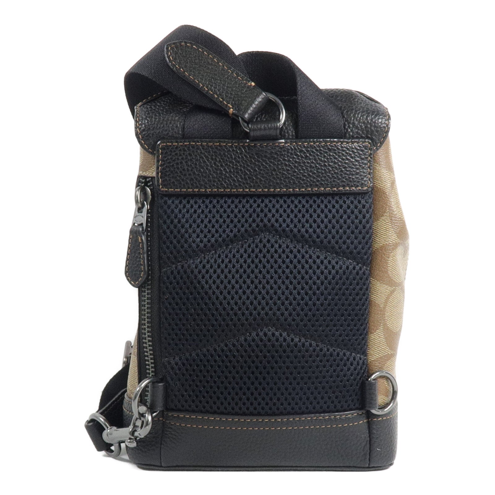 COACH 塗層帆布Hudson Small Pack肩背袋