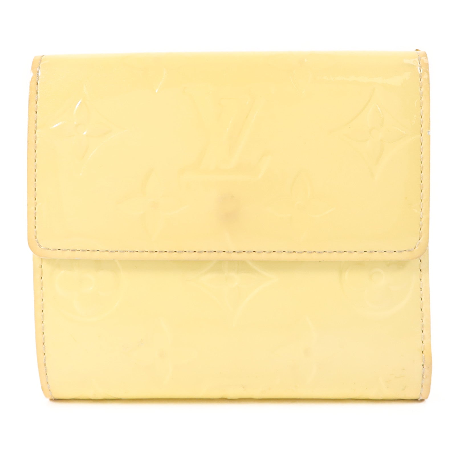 LOUIS VUITTON Monogram Vernis Elise Compact Wallet