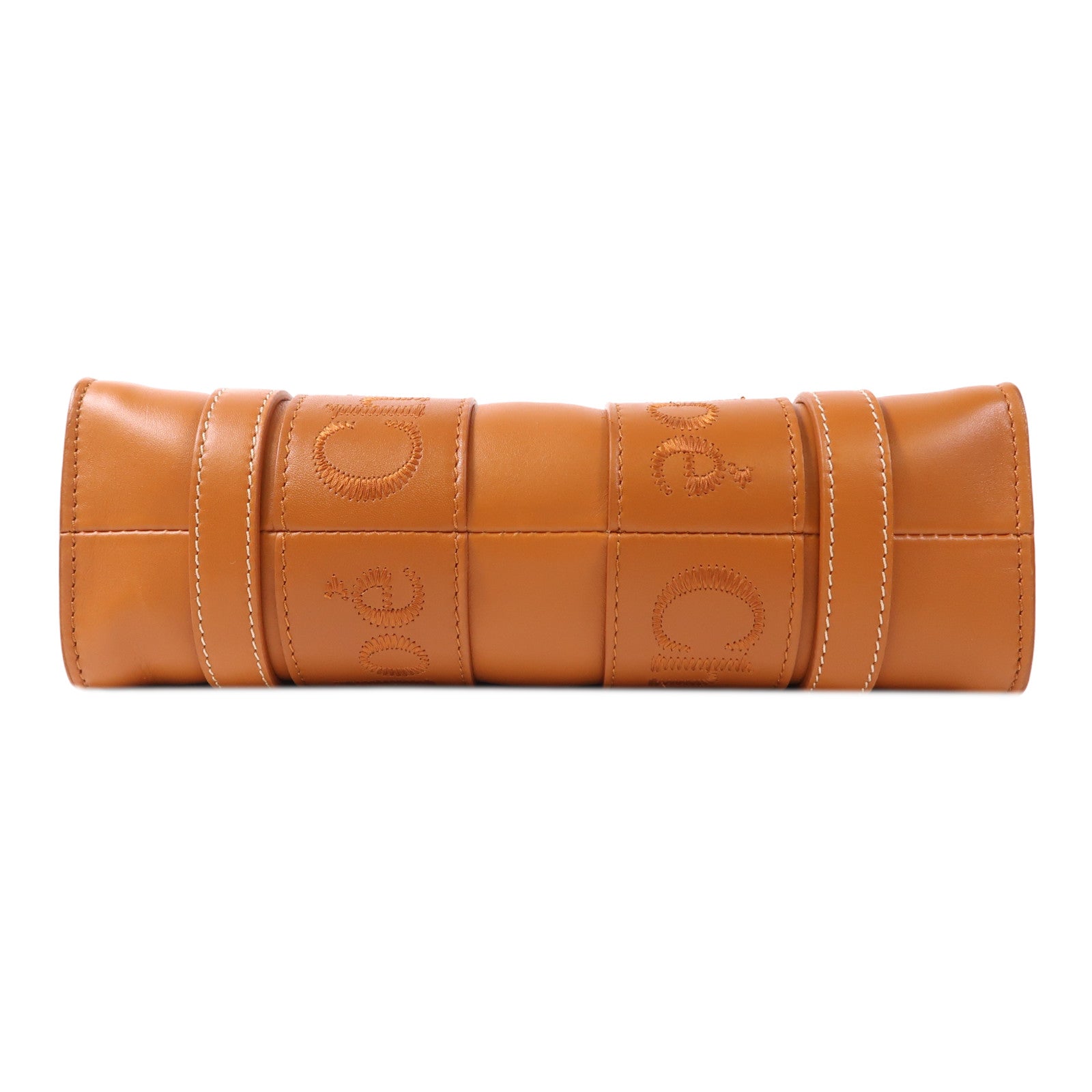 Chloe 牛皮皮革Small Woody Bag金扣手挽肩背兩用袋