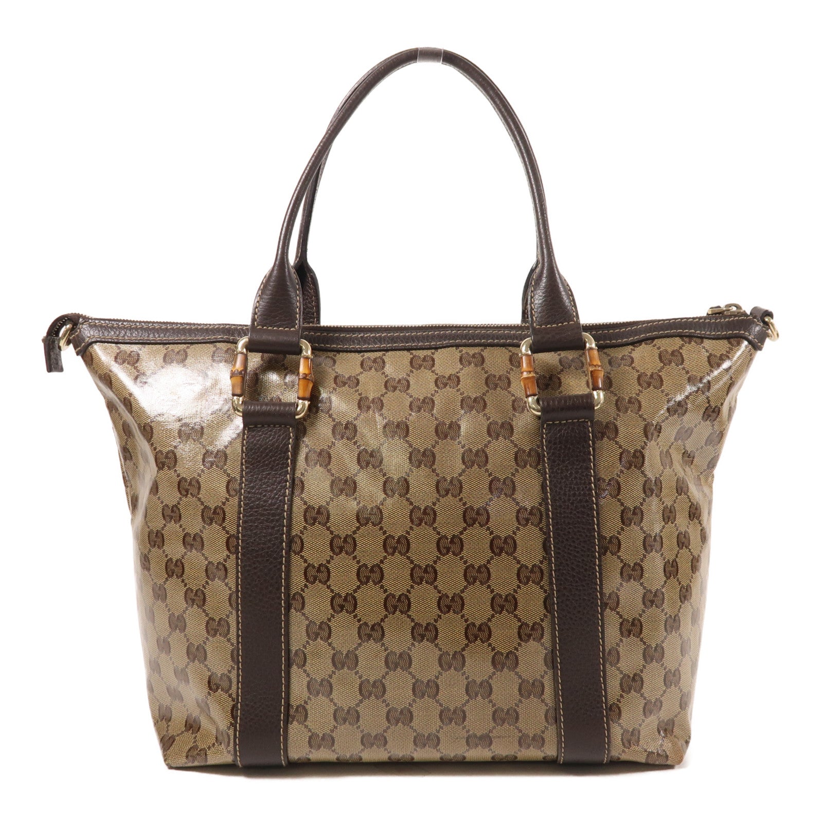 GUCCI PVC Shoulder Bag金扣肩背袋