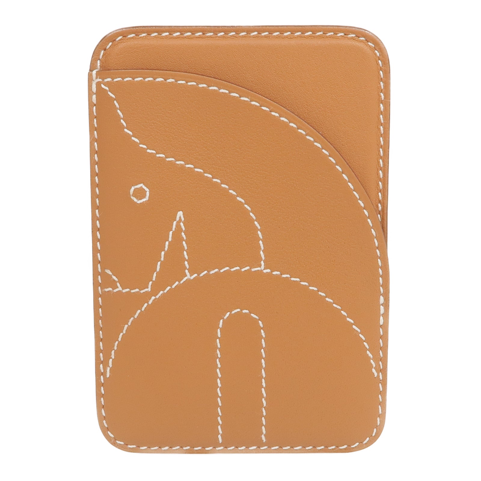 HERMES Swift皮革Horse MagSafe Card Holder卡片套Gold