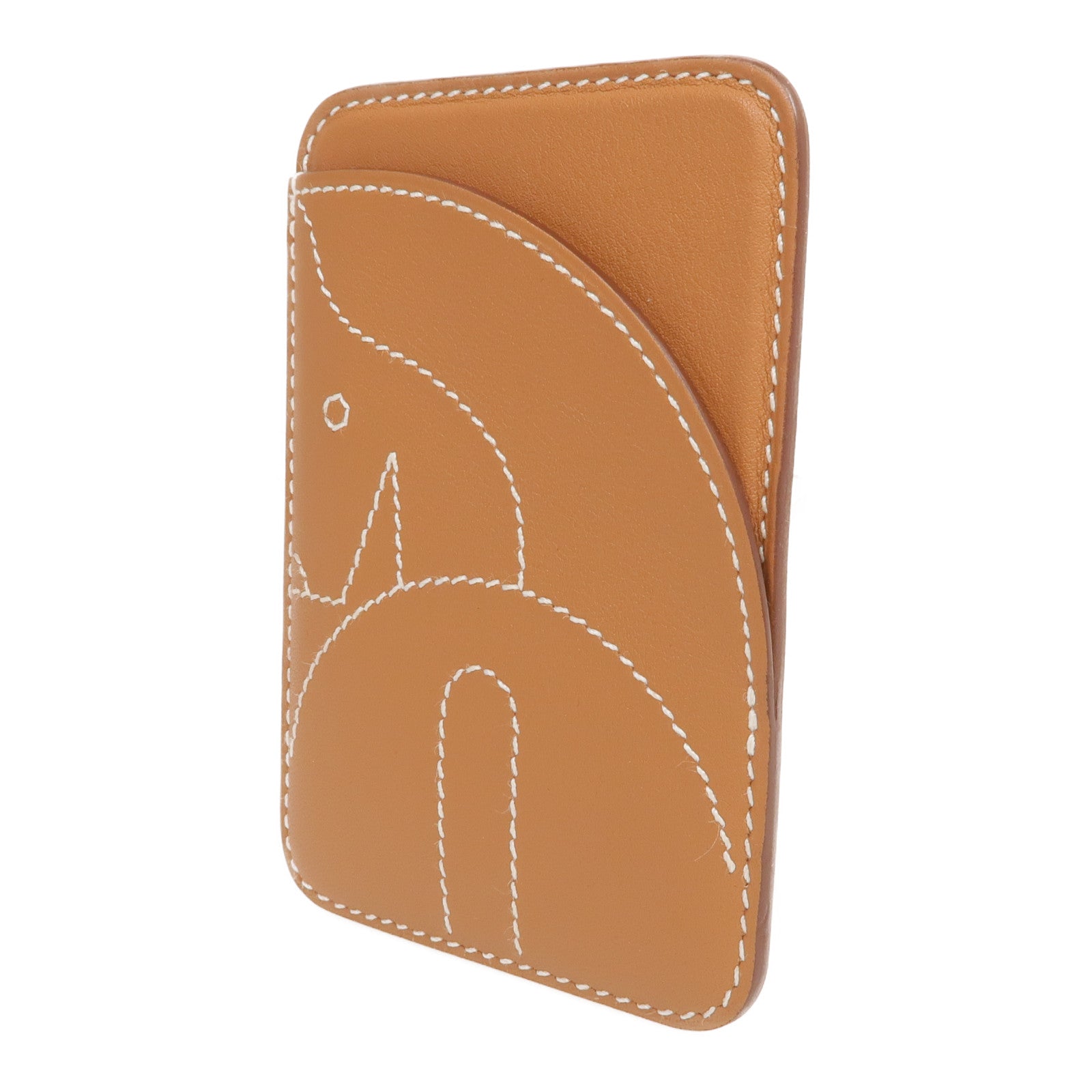 HERMES Swift皮革Horse MagSafe Card Holder卡片套Gold