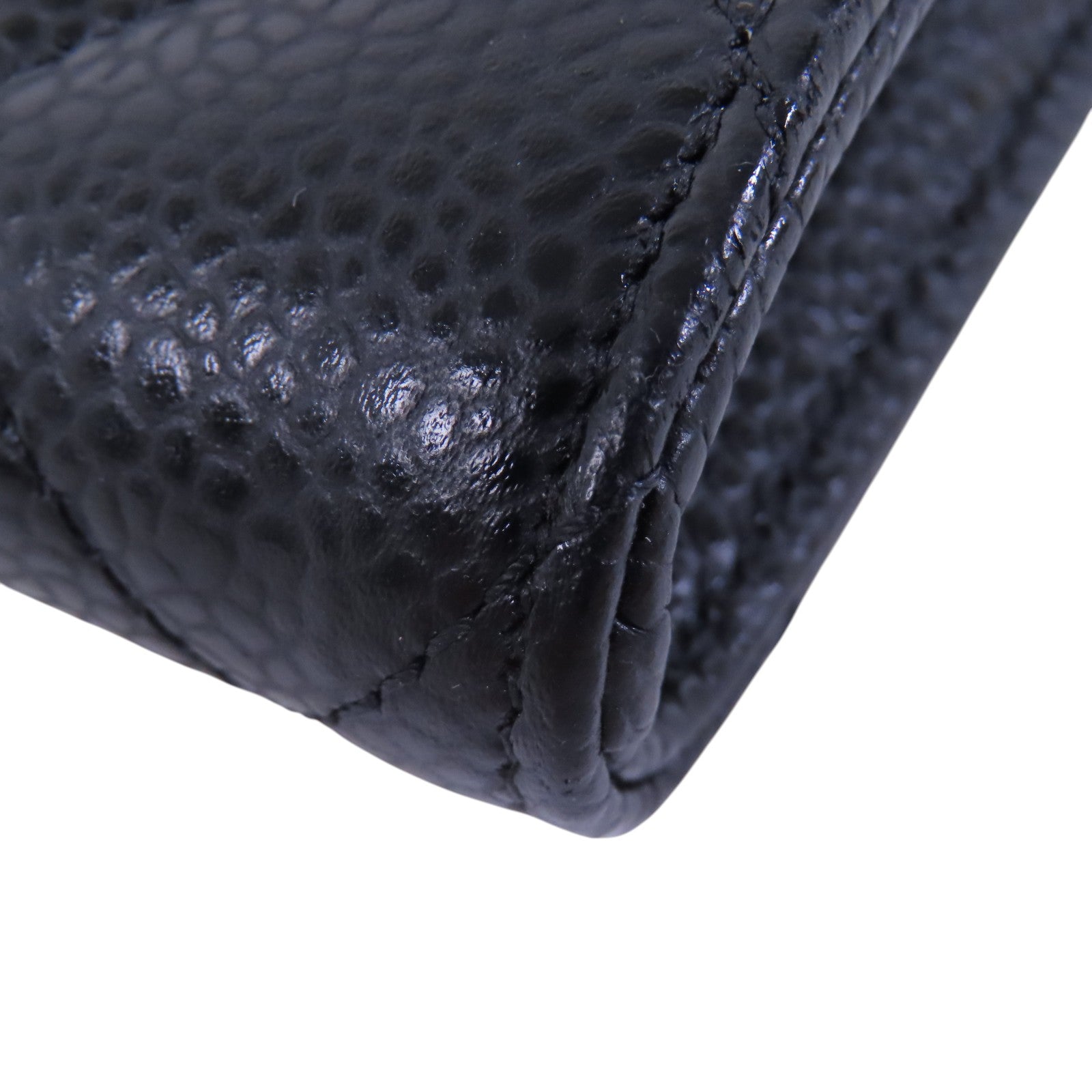 CHANEL【激減優惠】 牛皮皮革Long Wallet金扣長錢包