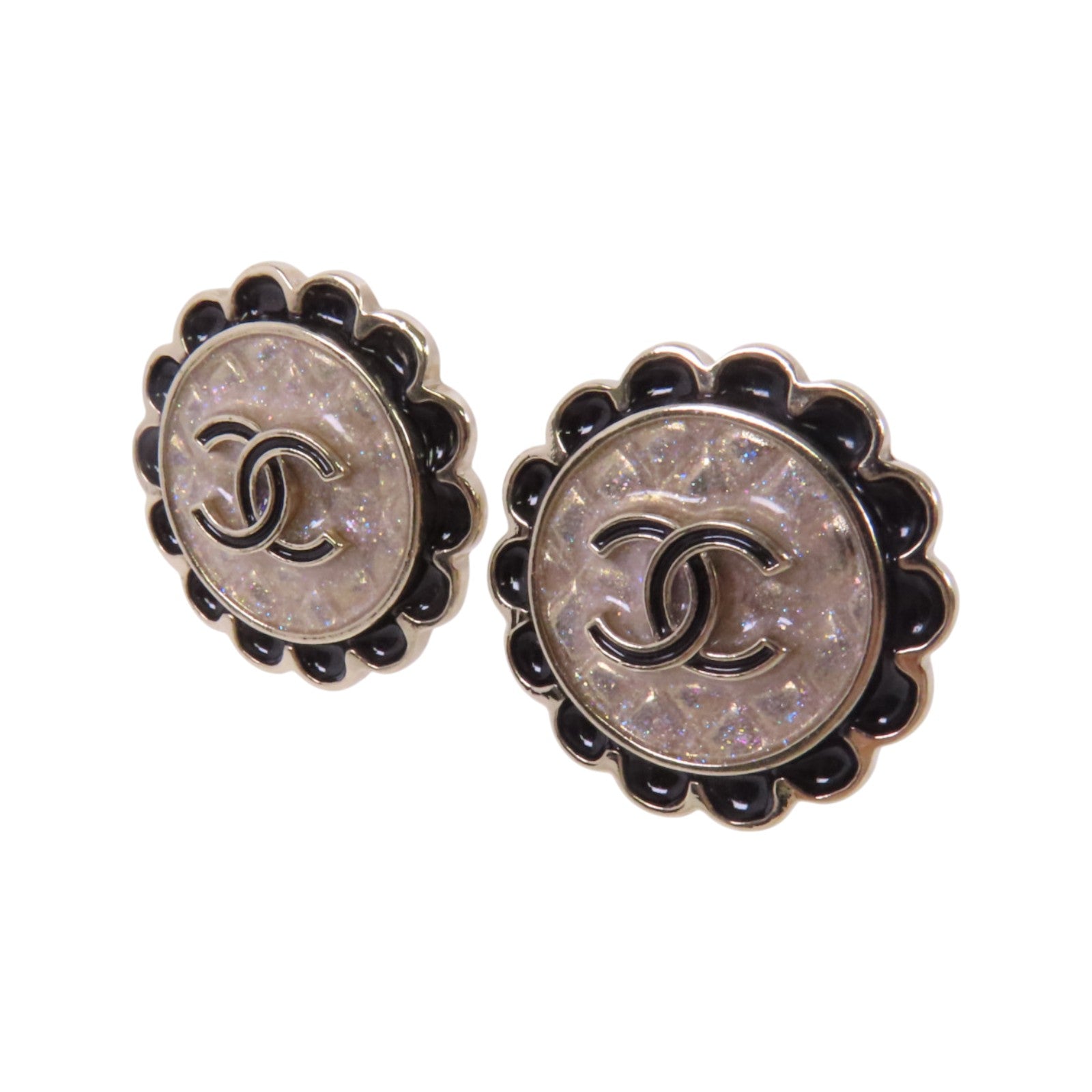 CHANEL 金屬Earrings金扣耳環