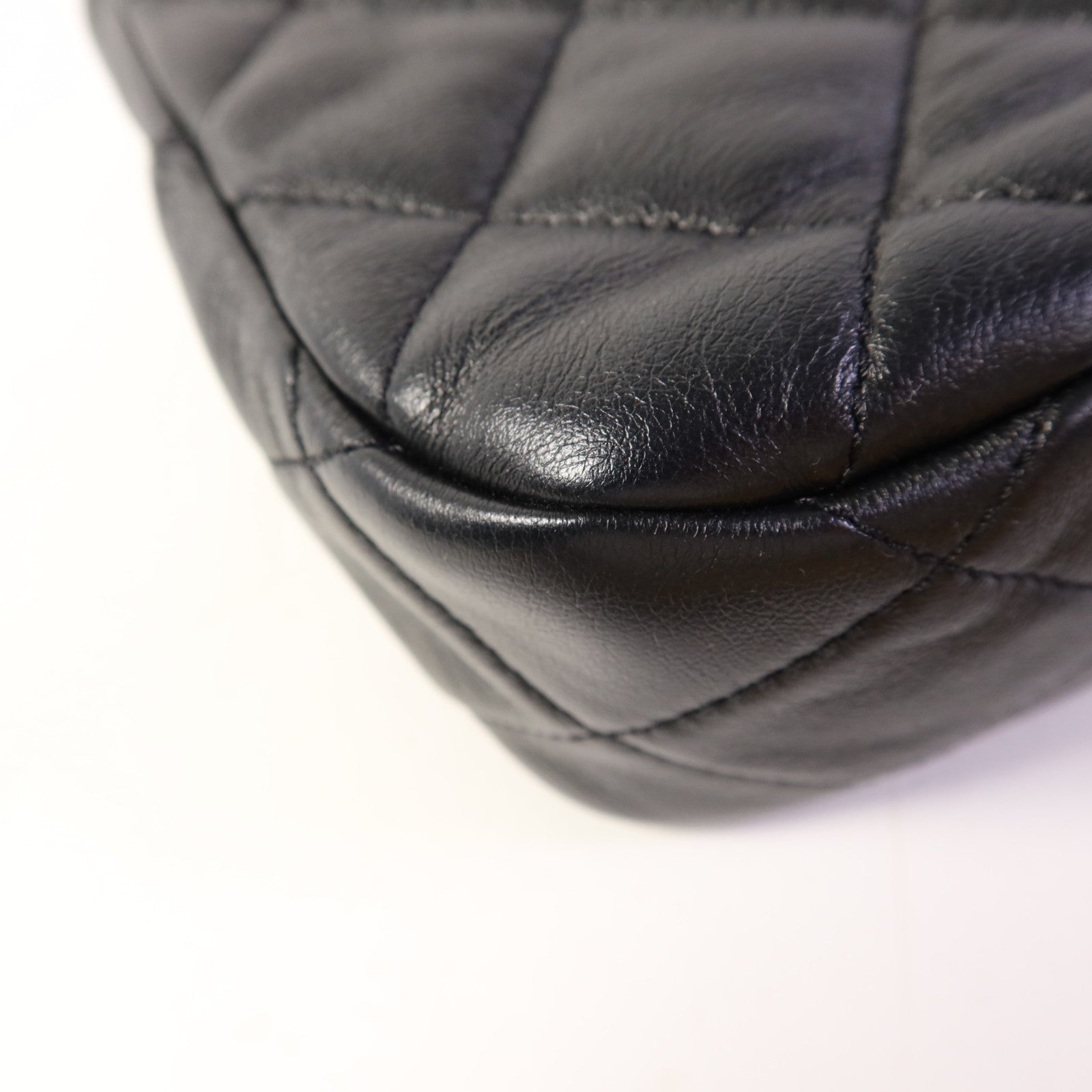 CHANEL 羊皮皮革Chain Shoulder Bag金扣鏈帶肩背袋