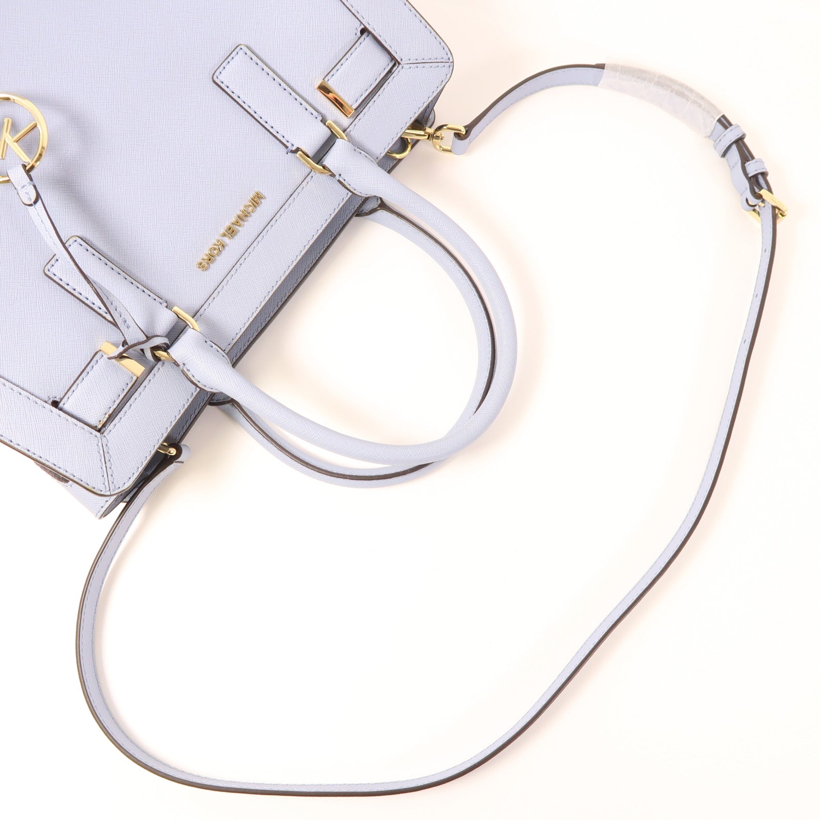 Michael Kors 牛皮皮革2 Way Shoulder Bag金扣手挽肩背兩用袋