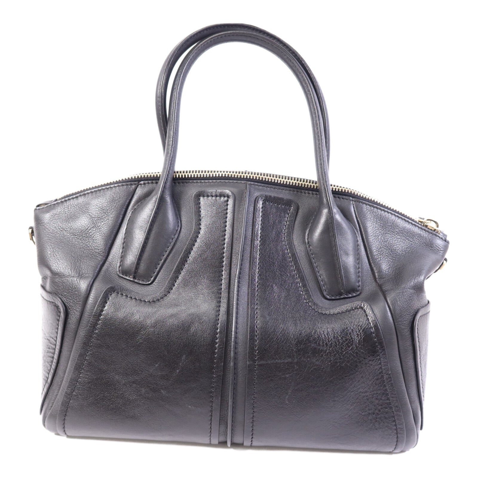 TOD'S 牛皮皮革2 Way Shoulder Bag銀扣肩背袋