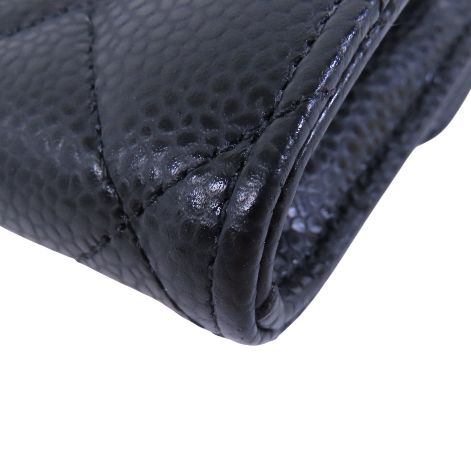 CHANEL【激減優惠】 牛皮皮革Long Wallet金扣長錢包